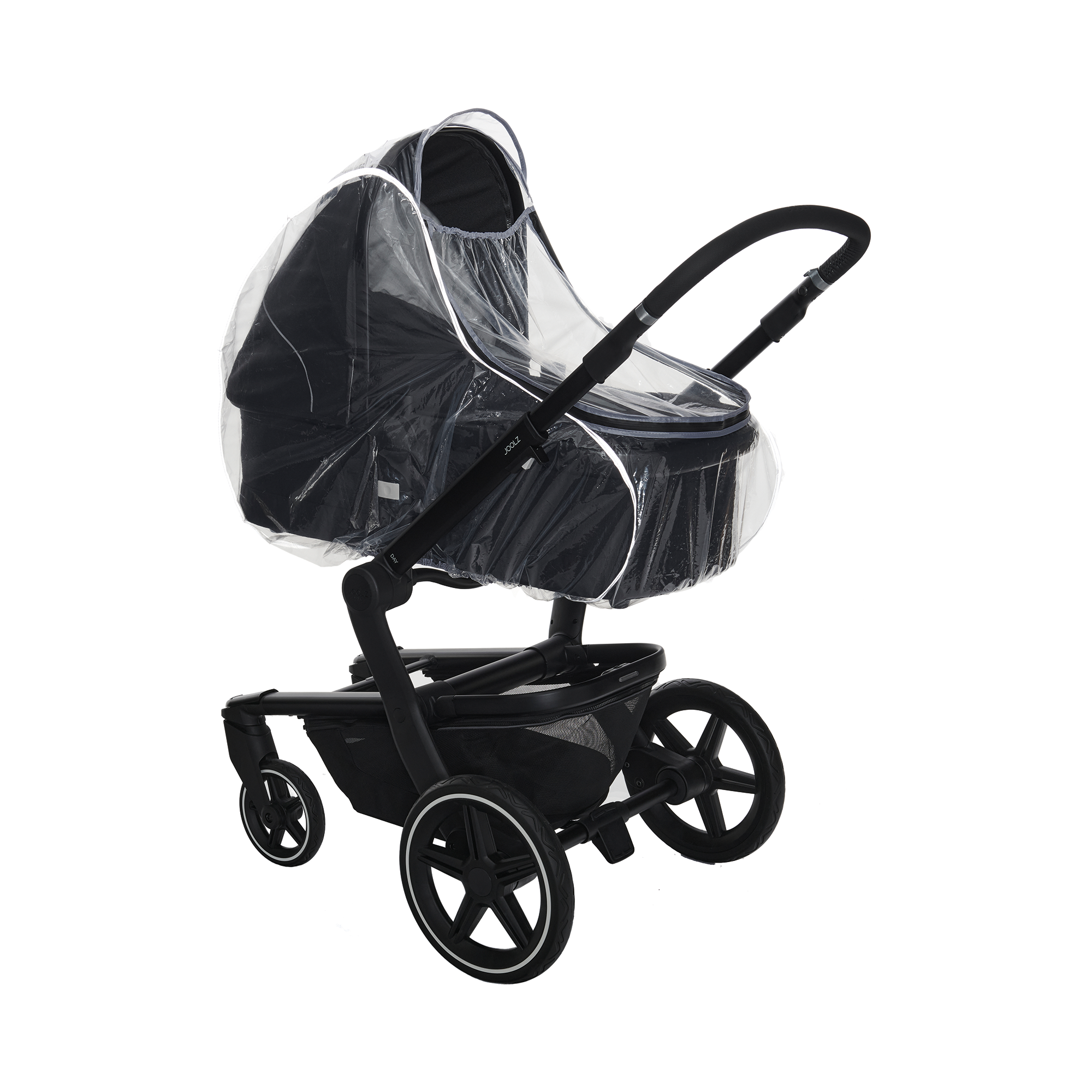 Housse De Pluie Universelle Poussette - Transparente - PEVA Respirant - 80x40x75 Cm - Protection Pluie, Vent, Poussière - 10