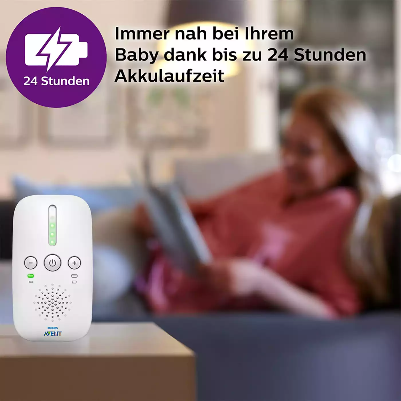 PHILIPS AVENT Babyphone DECT SCD503/26 | Weiß | BabyOne |  Winterschlussverkauf 2024