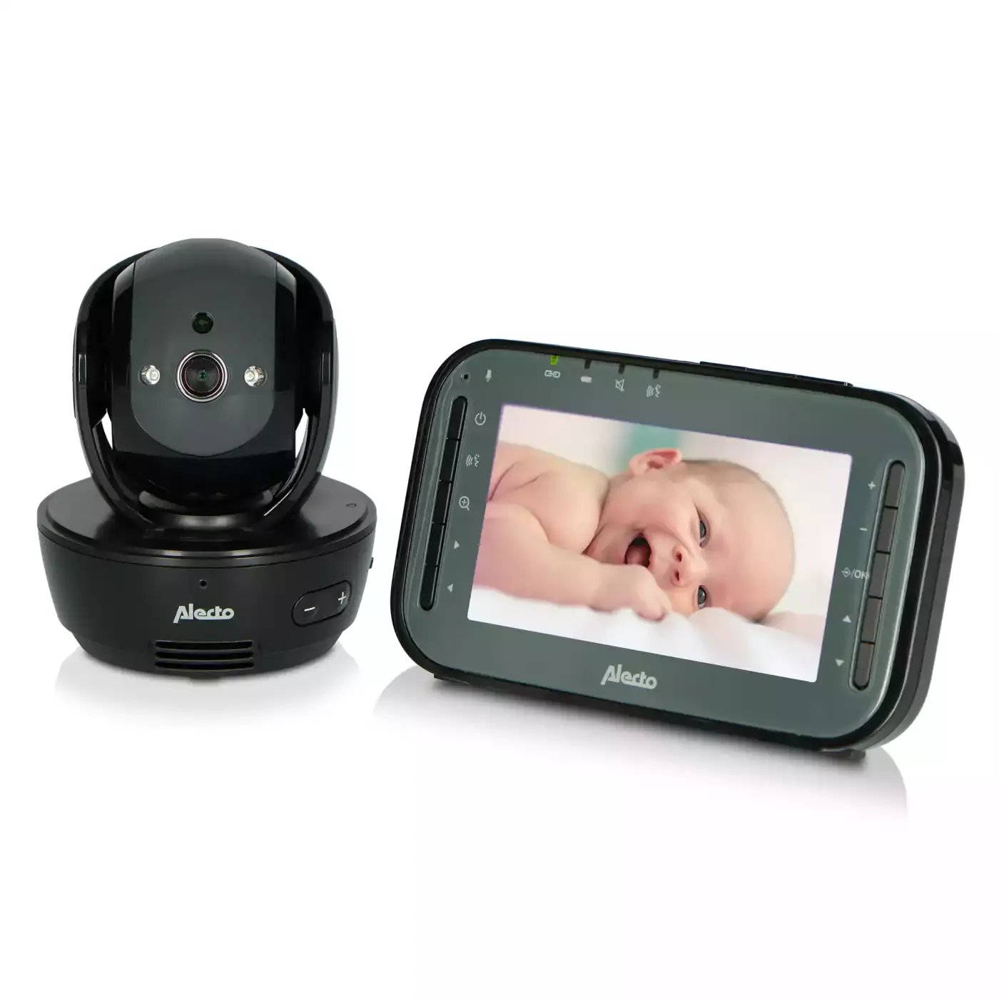 Video Babyphone DVM-200BK Alecto Schwarz 2000581094908 3