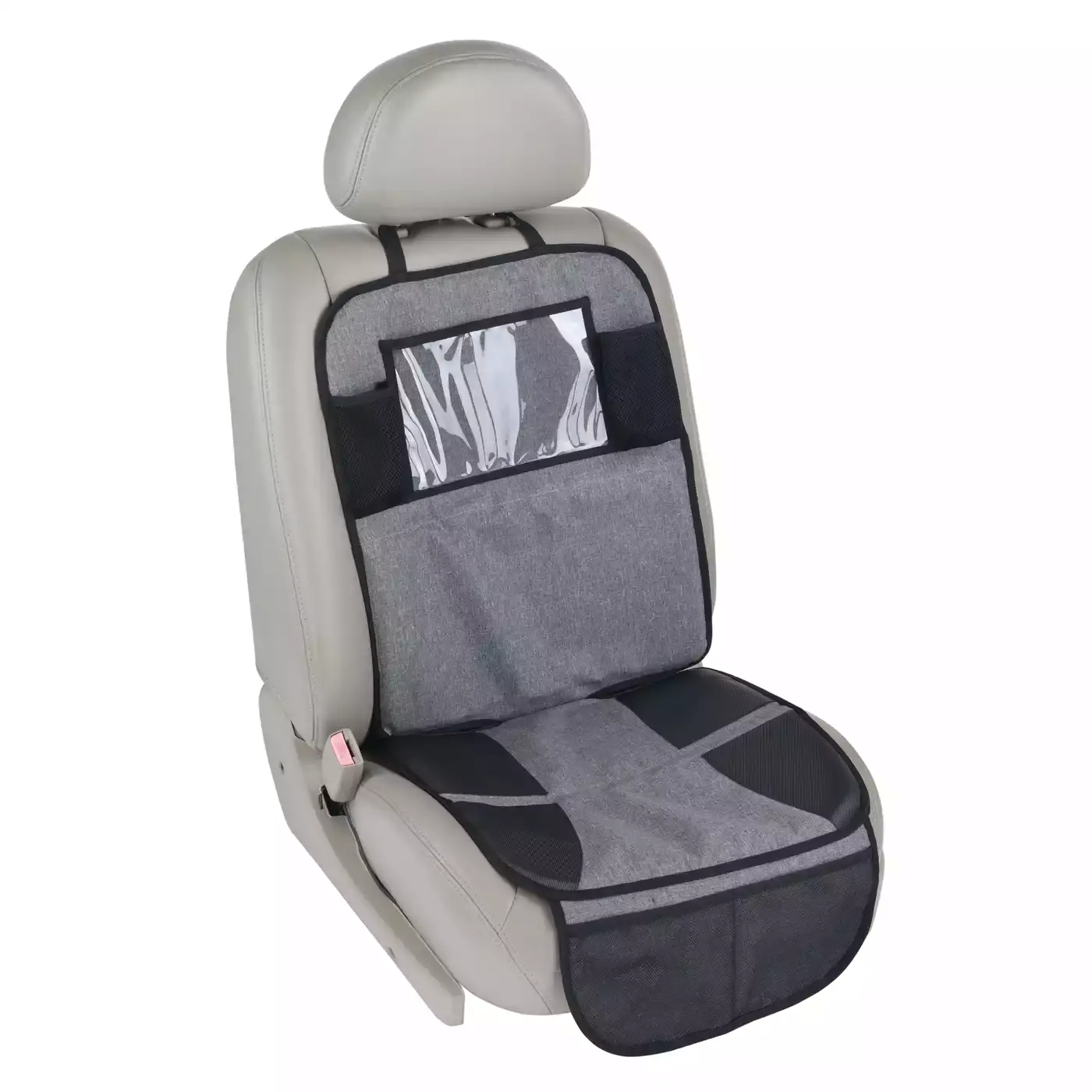 Autositzunterlage mit Tabletfach B.O. StartKlar Grau 2000580714708 7