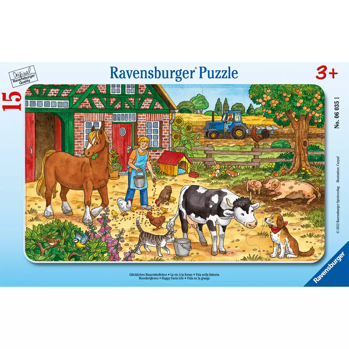 Kinderpuzzle Glückliches Bauernhofleben Ravensburger 2000555031700 1