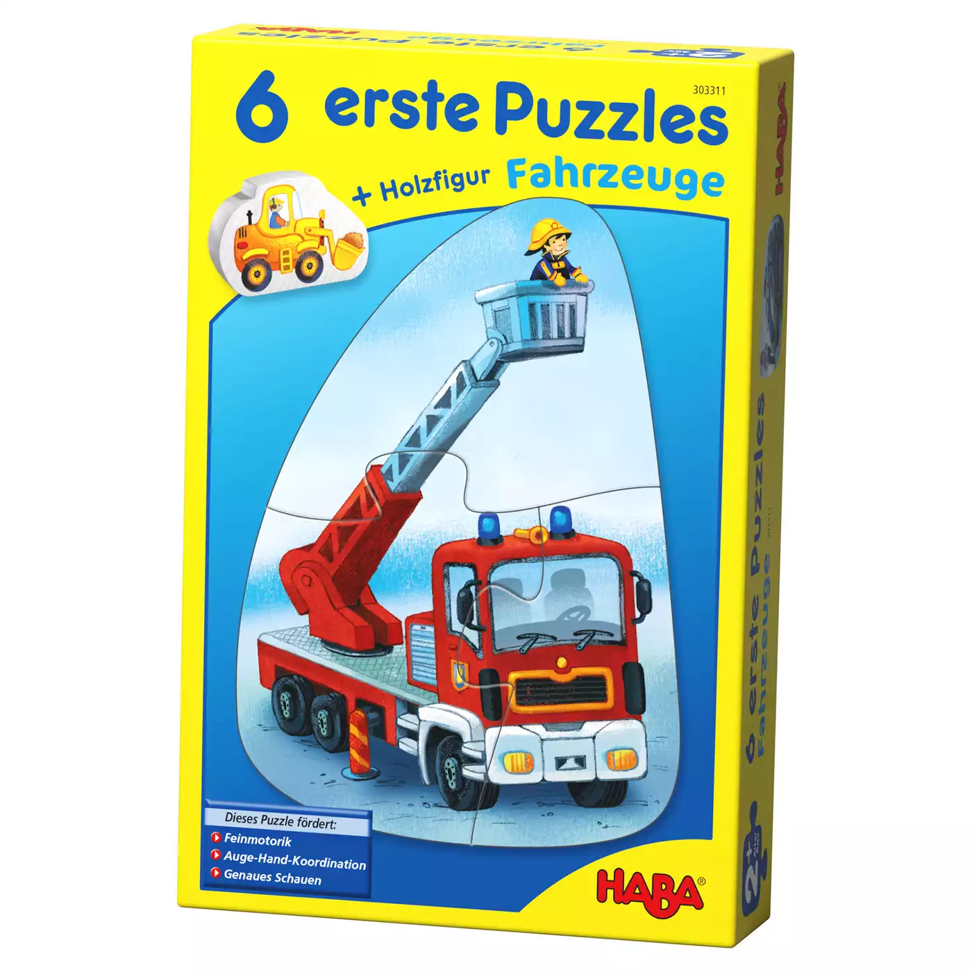 6 erste Puzzles - Fahrzeuge HABA 2000572763400 4