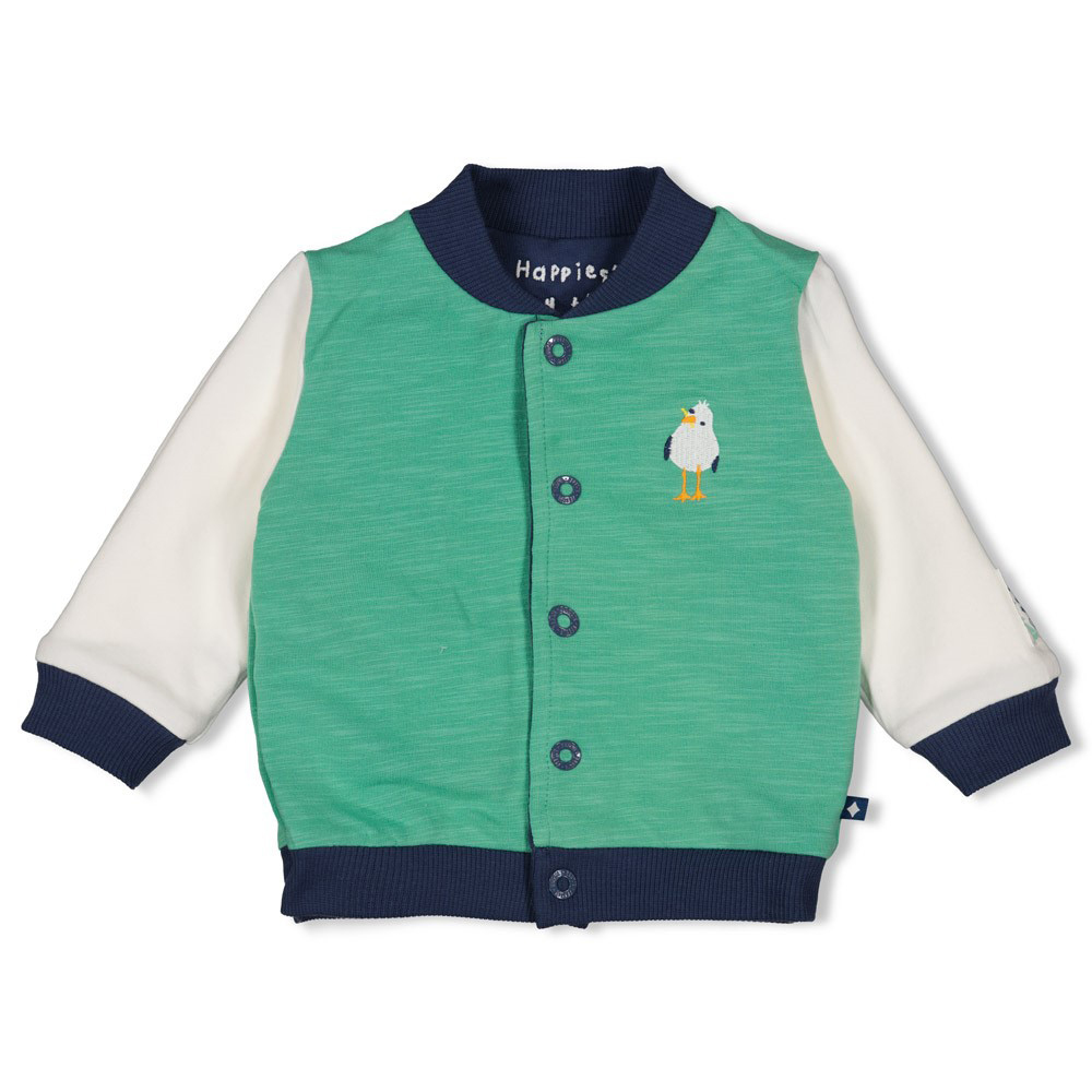 Wendejacken, FEETJE, Blau – Besonderheit: aus 96% Baumwolle