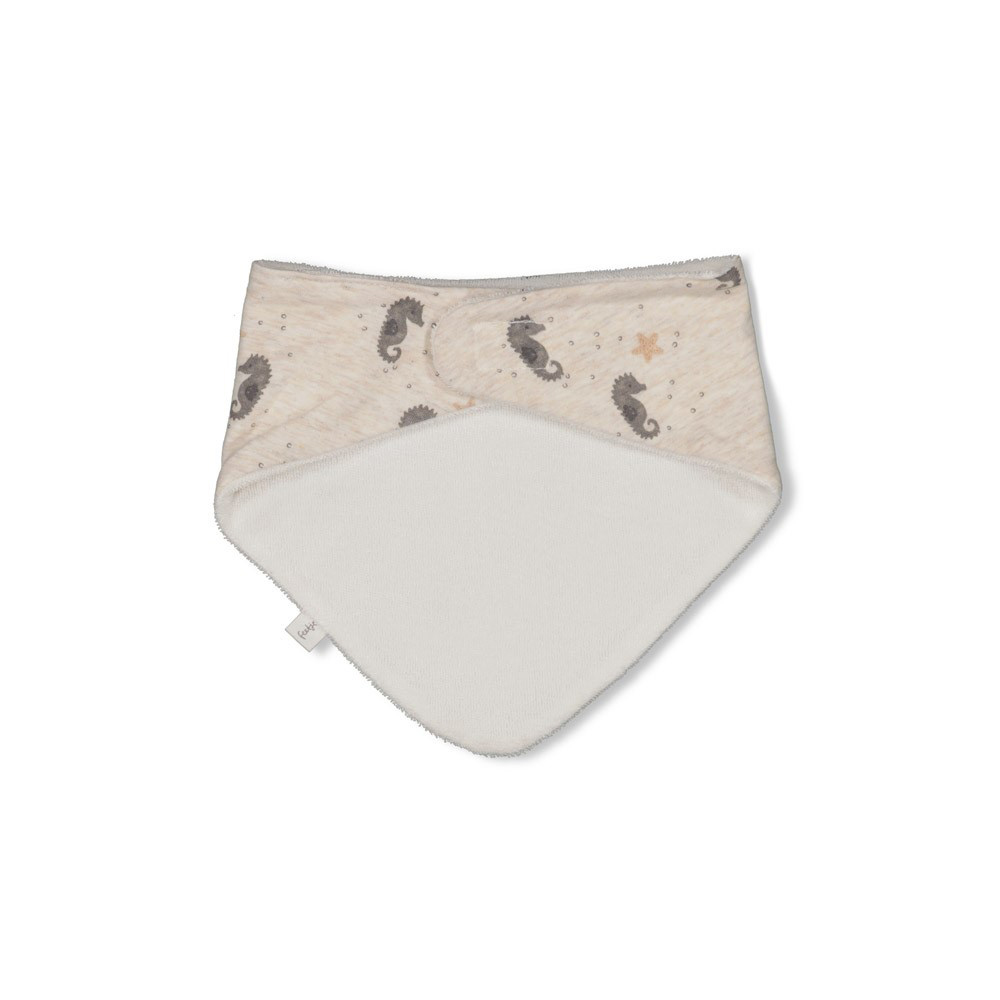 Dreieckstücher & Halstücher, FEETJE, Beige – Besonderheit: All Over Print Seepferdchen