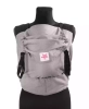 KOKADI Babytrage Flip Just Mr. Grey – Ergonomisch, Mitwachsend (3,5–15 Kg) Aus 100% Bio-Baumwolle – Inkl. Transportbeutel