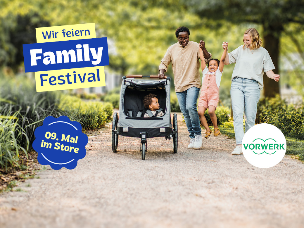 Wir feiern Family Festival am 09.05. im Store