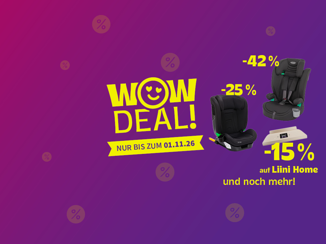WOW Deal! Nur bis 01.11.26. Lila gelb. Aktionen entdecken!