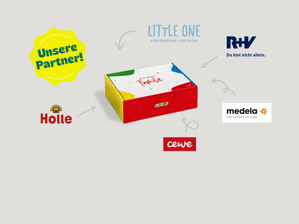 Welcome Box mit den teilnehmenden Herstellern 