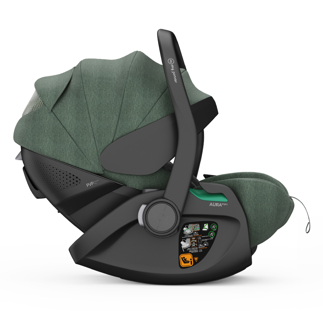 Babyschalen 0-13 kg, Gruppe 0+, My junior, Grün – Besonderheit: 3 Liegepositionen & 5-fach verstellbare Kopfstütze