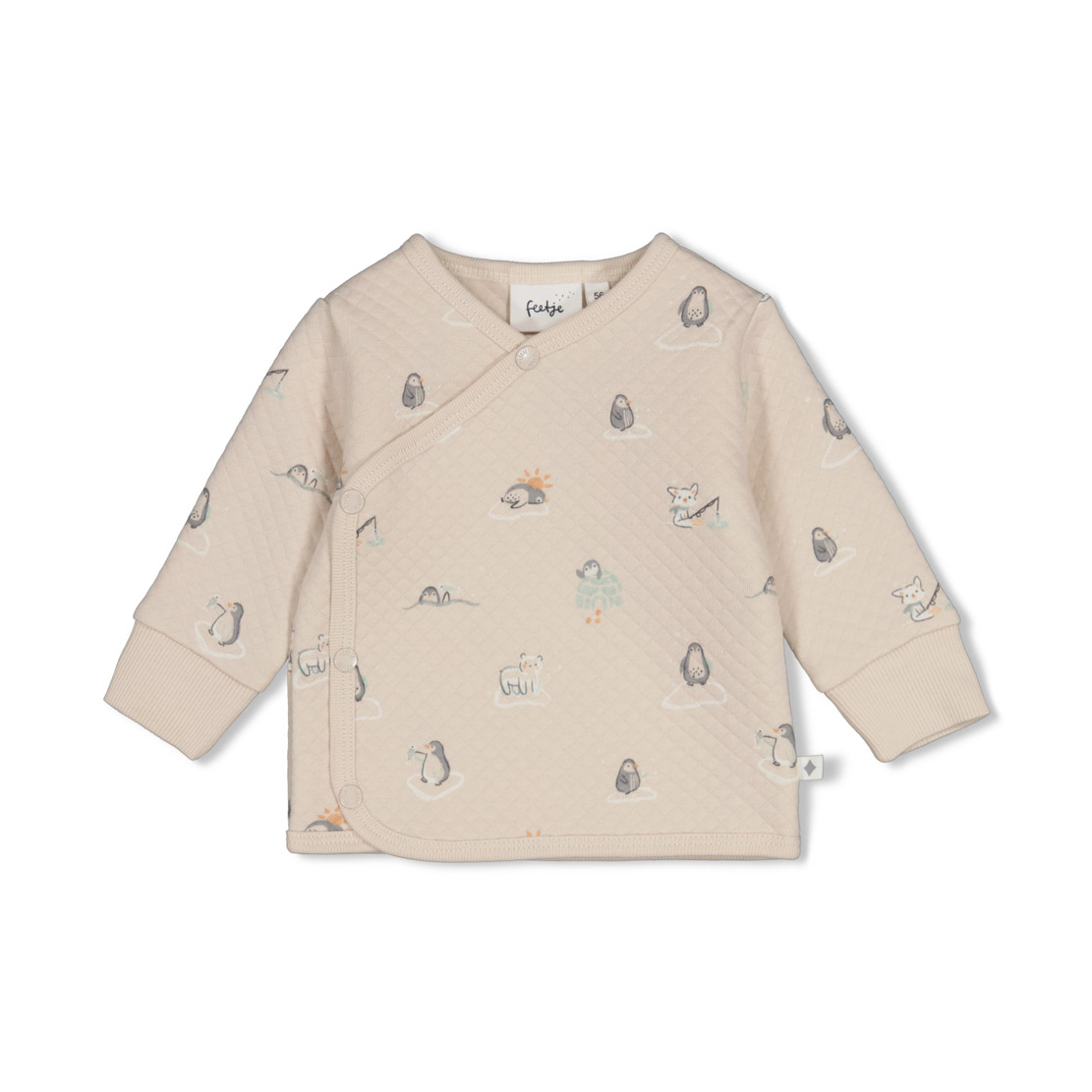 Wickelshirt, FEETJE, Beige – Produktansicht