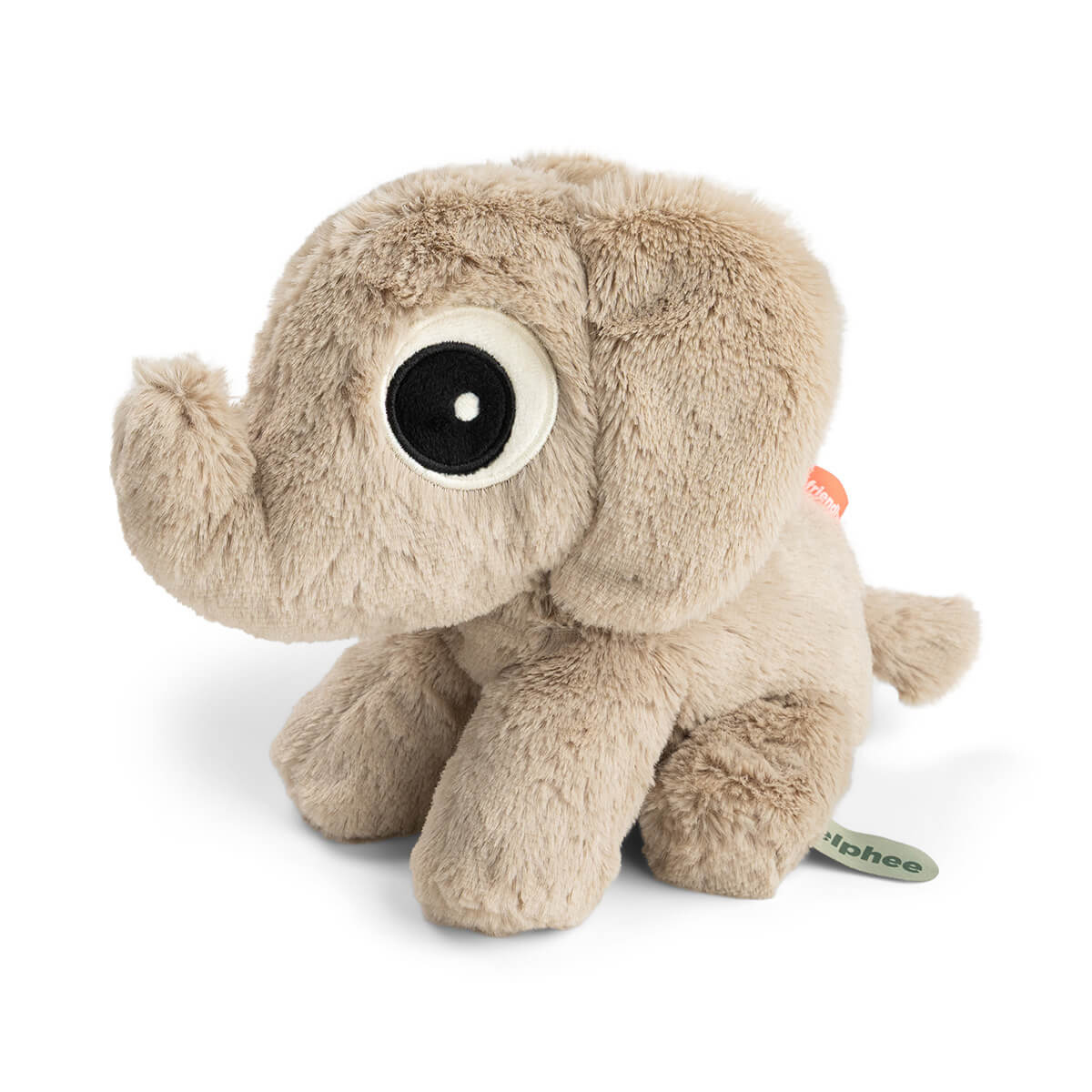 Kuscheltiere Elefanten, done by deer, Beige – Besonderheit: enthält ein Mini-Geschichtenbuch, das Elphees Persönlichkeit zum Leben erweckt