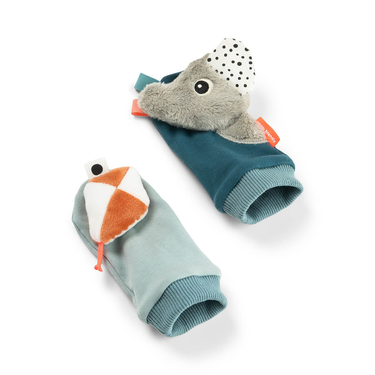 Rasseln & Greiflinge, done by deer, Blau – Produktansicht