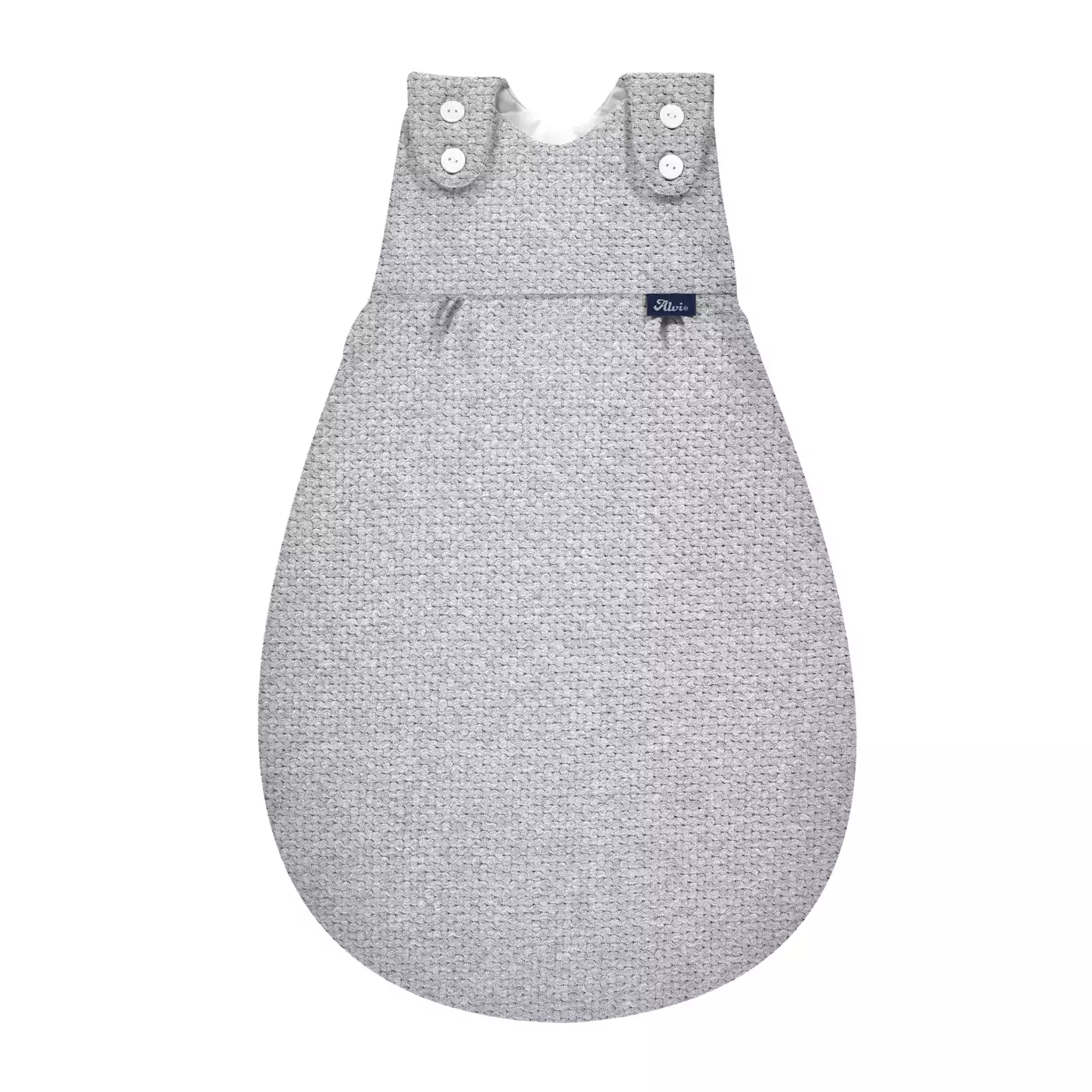 Alvi Baby-Mäxchen Außensack Schlafsack - Mitwachsend, Baumwolle, Ganzjahresschlafsack (Granite Animals, 50/56)