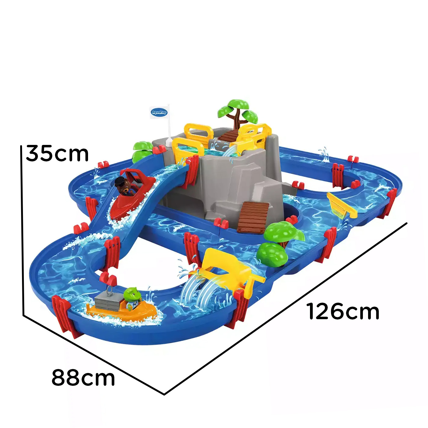 Sandspielzeug, AquaPlay, Blau – Produktansicht