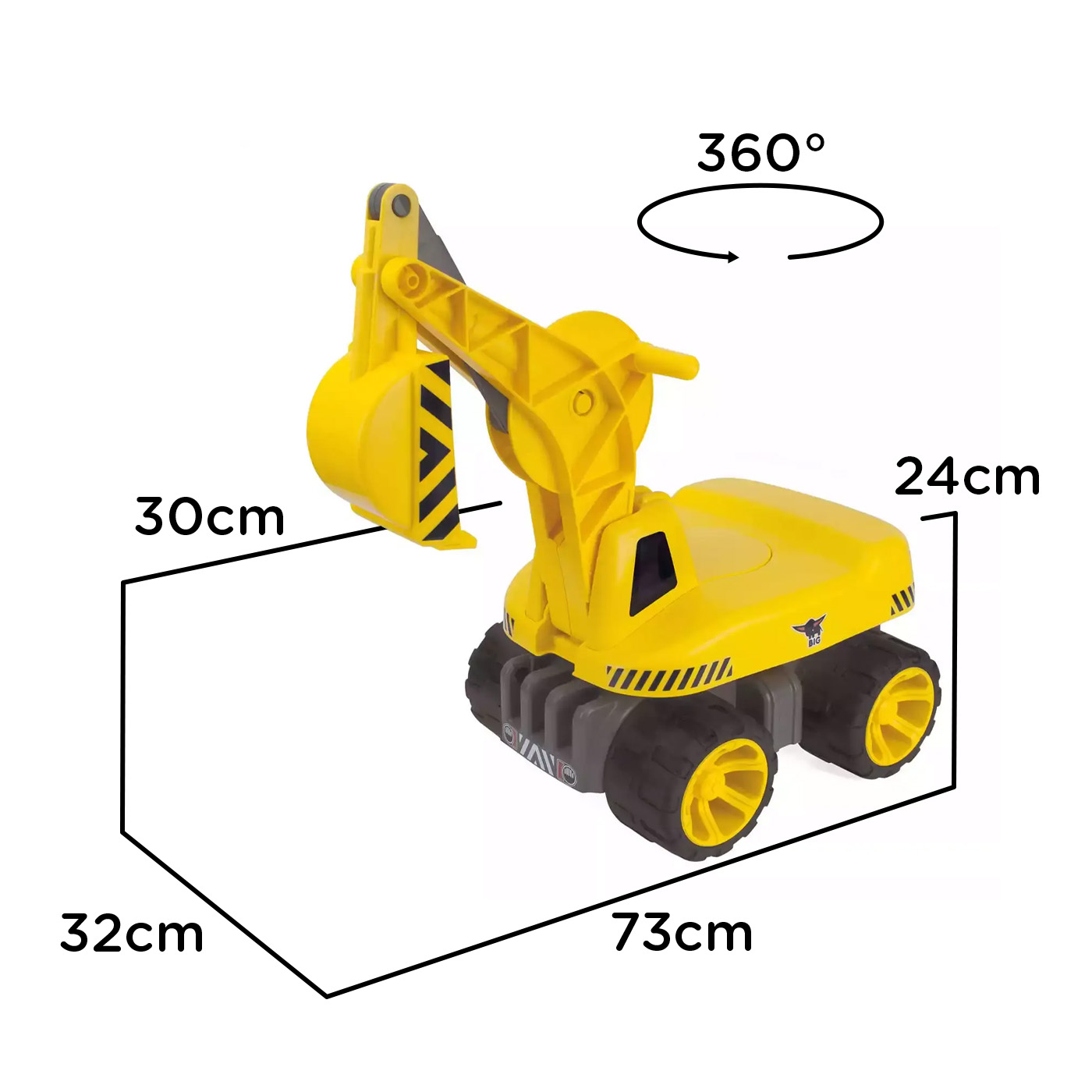 Gartenspielzeug, BIG, Gelb – Produktansicht