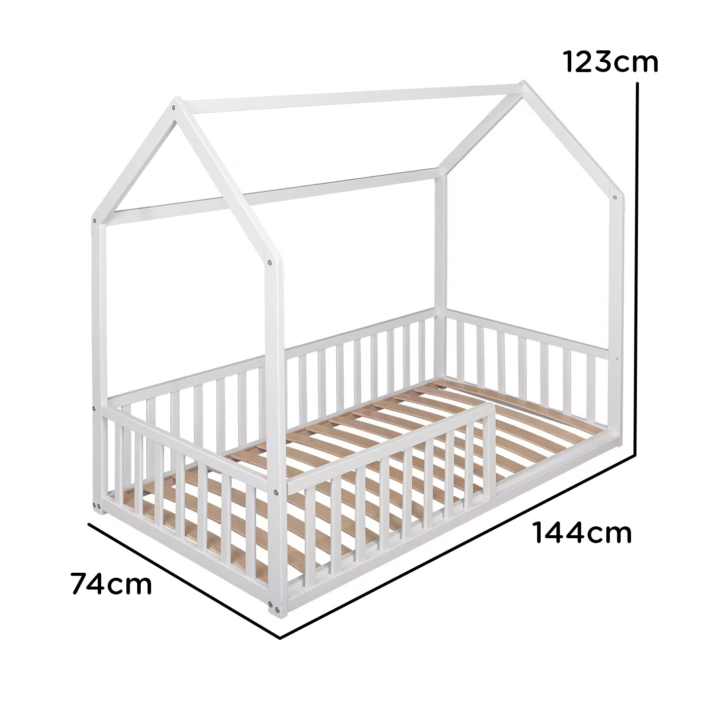 Gitterbetten, AMAL II, Weiß – Produktansicht