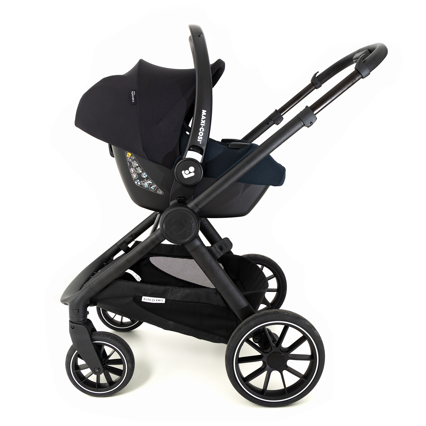Cybex Adapter WonderFold KinderVan W2 Autositz-Adapter – Sicherer Transport Für Babyschalen Maxi Cosi Pebble 360