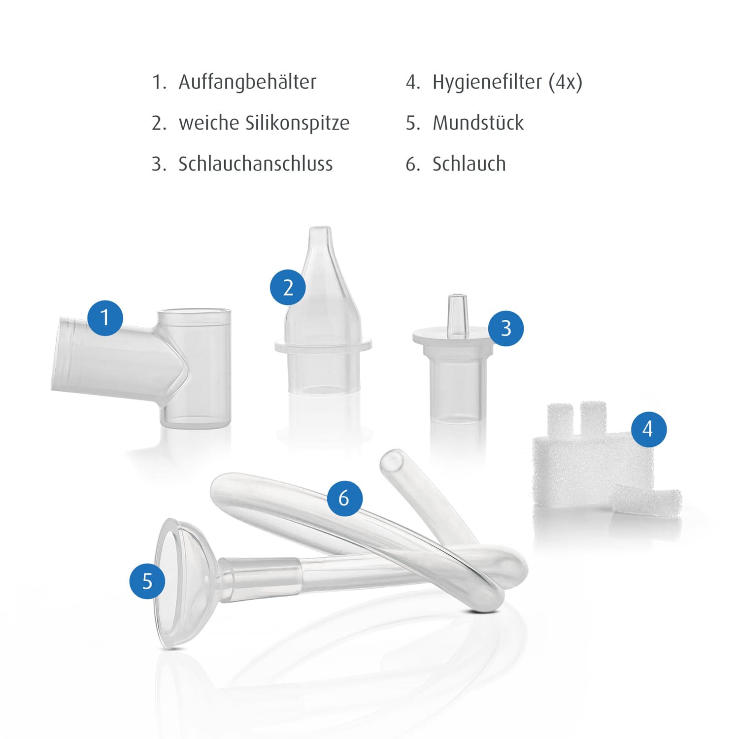 Nasensauger, reer, Transparent – Produktansicht