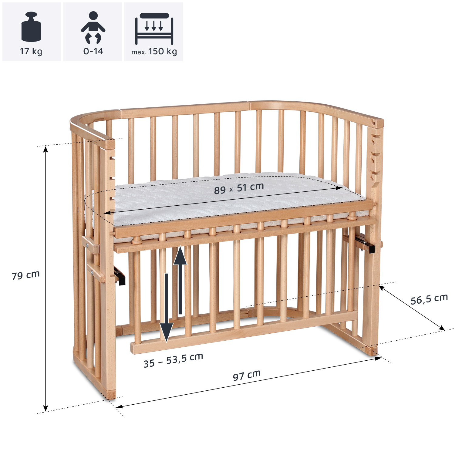 Produkte, babybay, Braun – Produktansicht