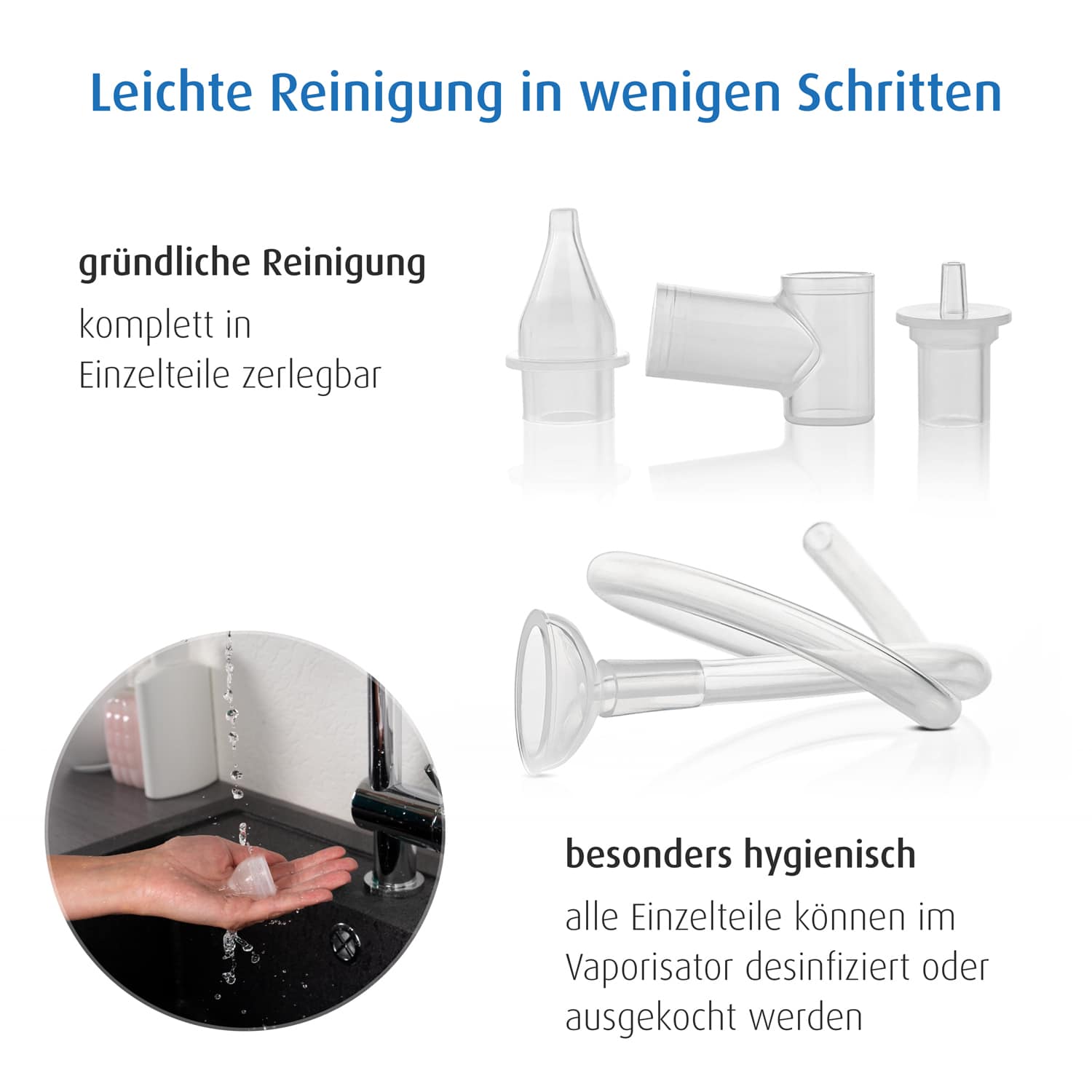 Nasensauger, reer, Transparent – Produktansicht