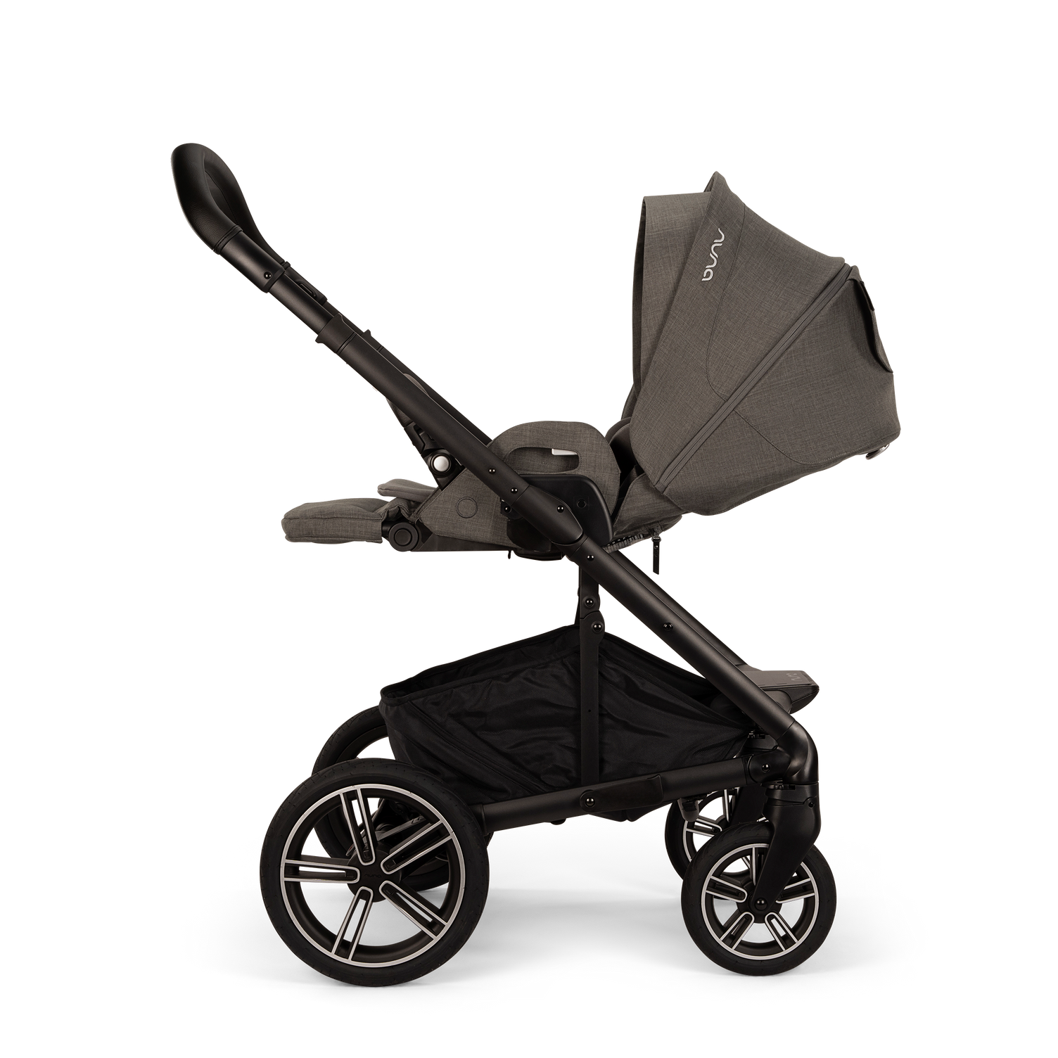 Kombi-Kinderwagen, nuna, Braun – Produktansicht