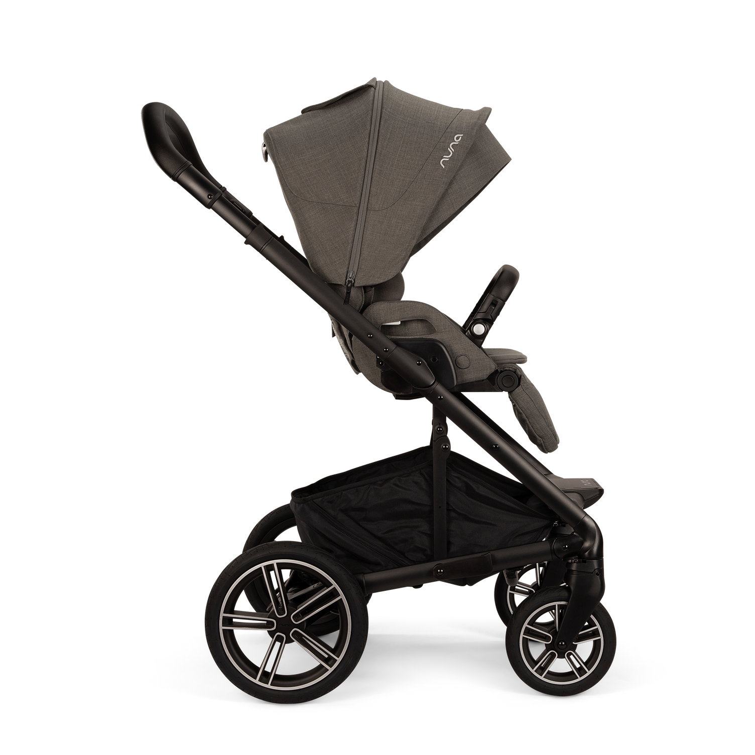 Kombi-Kinderwagen, nuna, Braun – Produktansicht