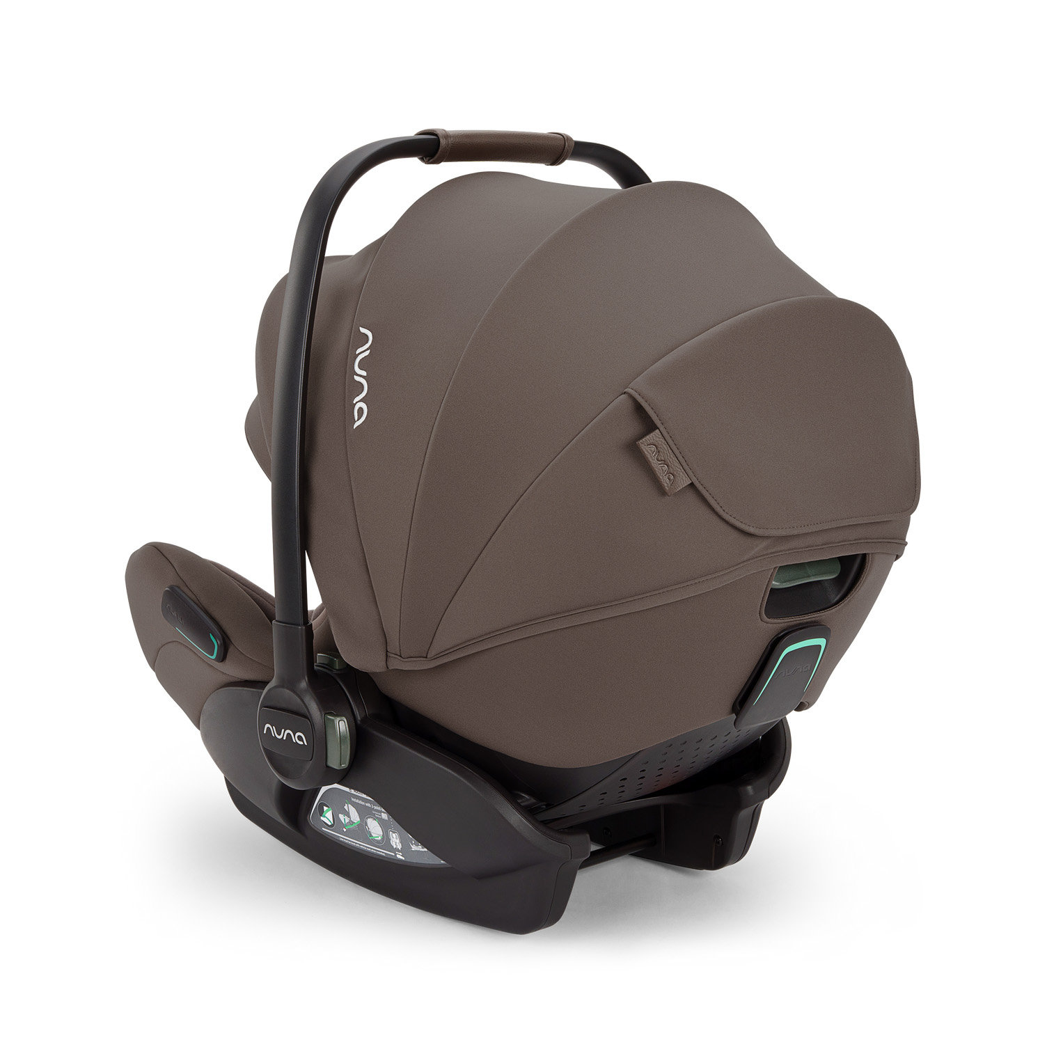 Babyschalen 0-13 kg, Gruppe 0+, nuna, Braun – Produktansicht