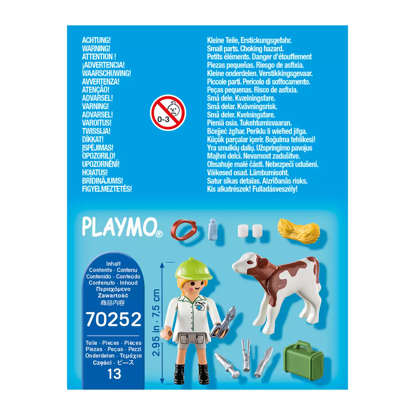 Tierärztin mit Kälbchen 70252 playmobil 2000578637101 5