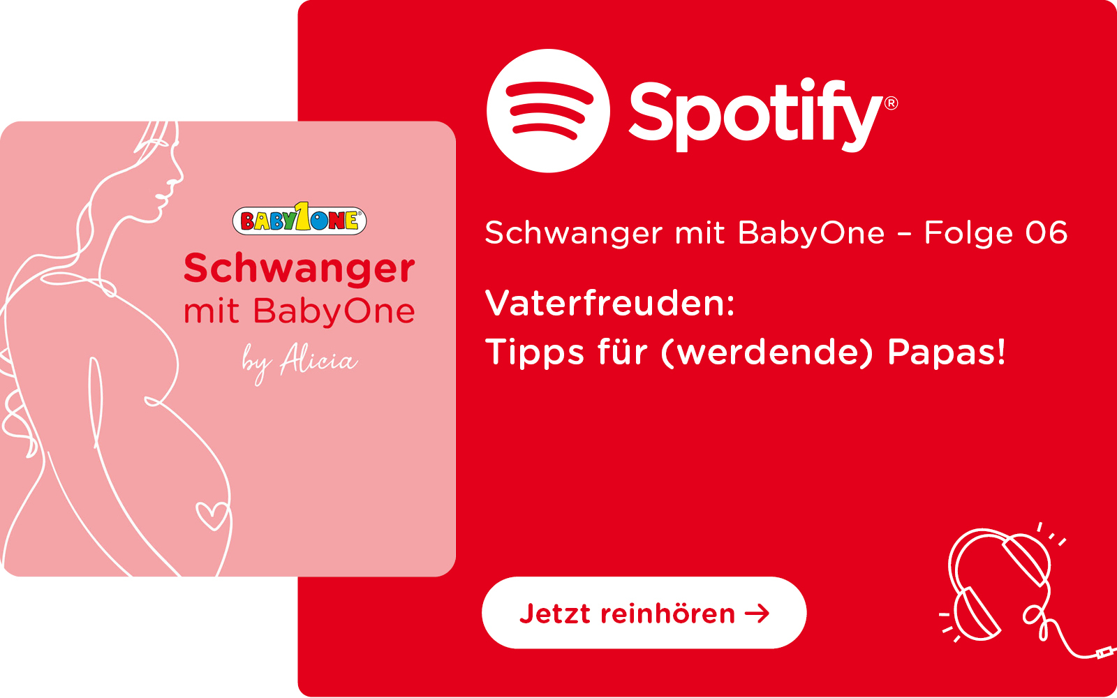 Karte eine rot-weiße mit der silhouette einer frau im hintergrund.