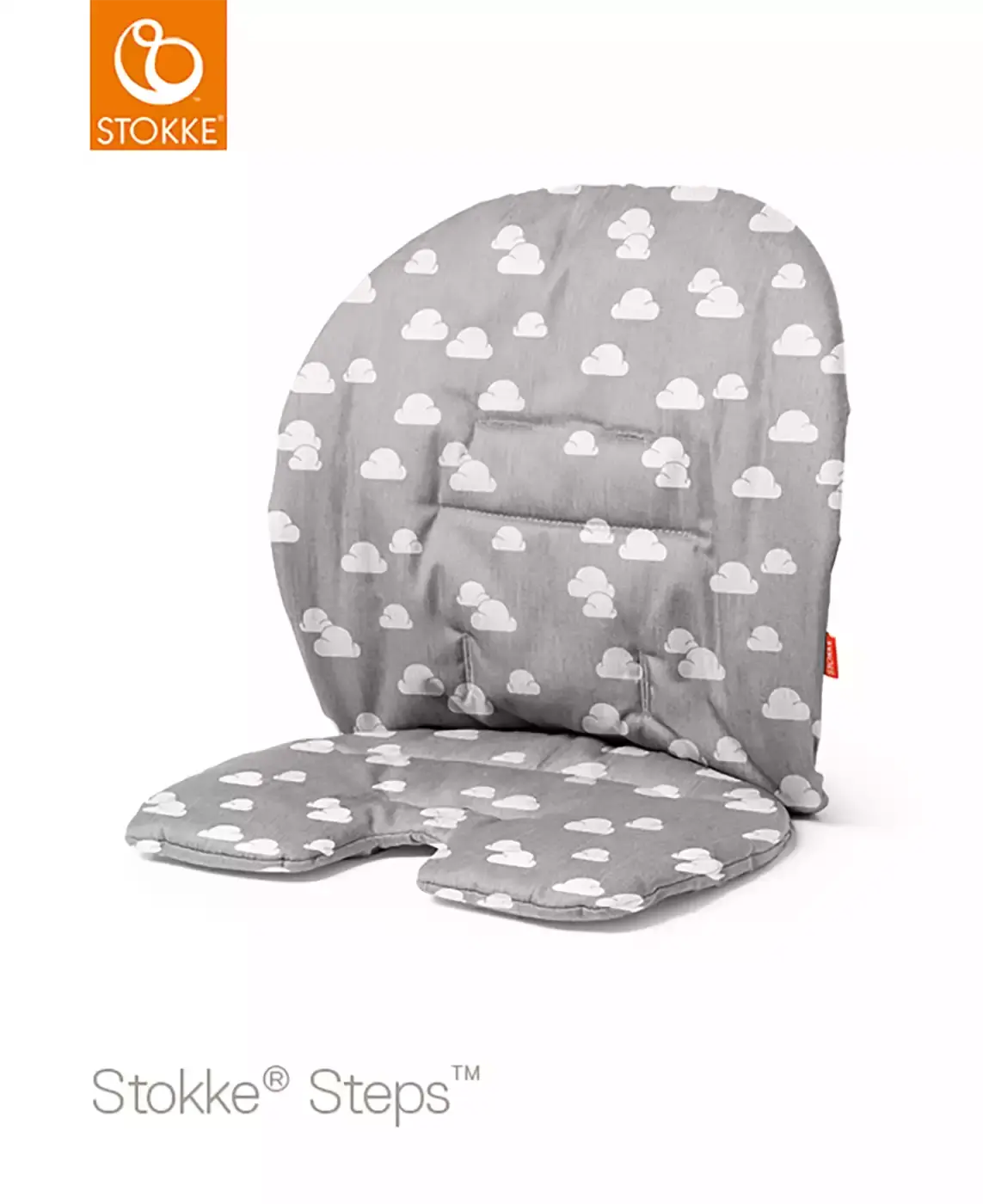 Steps™ Baby Set Kissen Grey Clouds STOKKE Grau 2000569654407 2