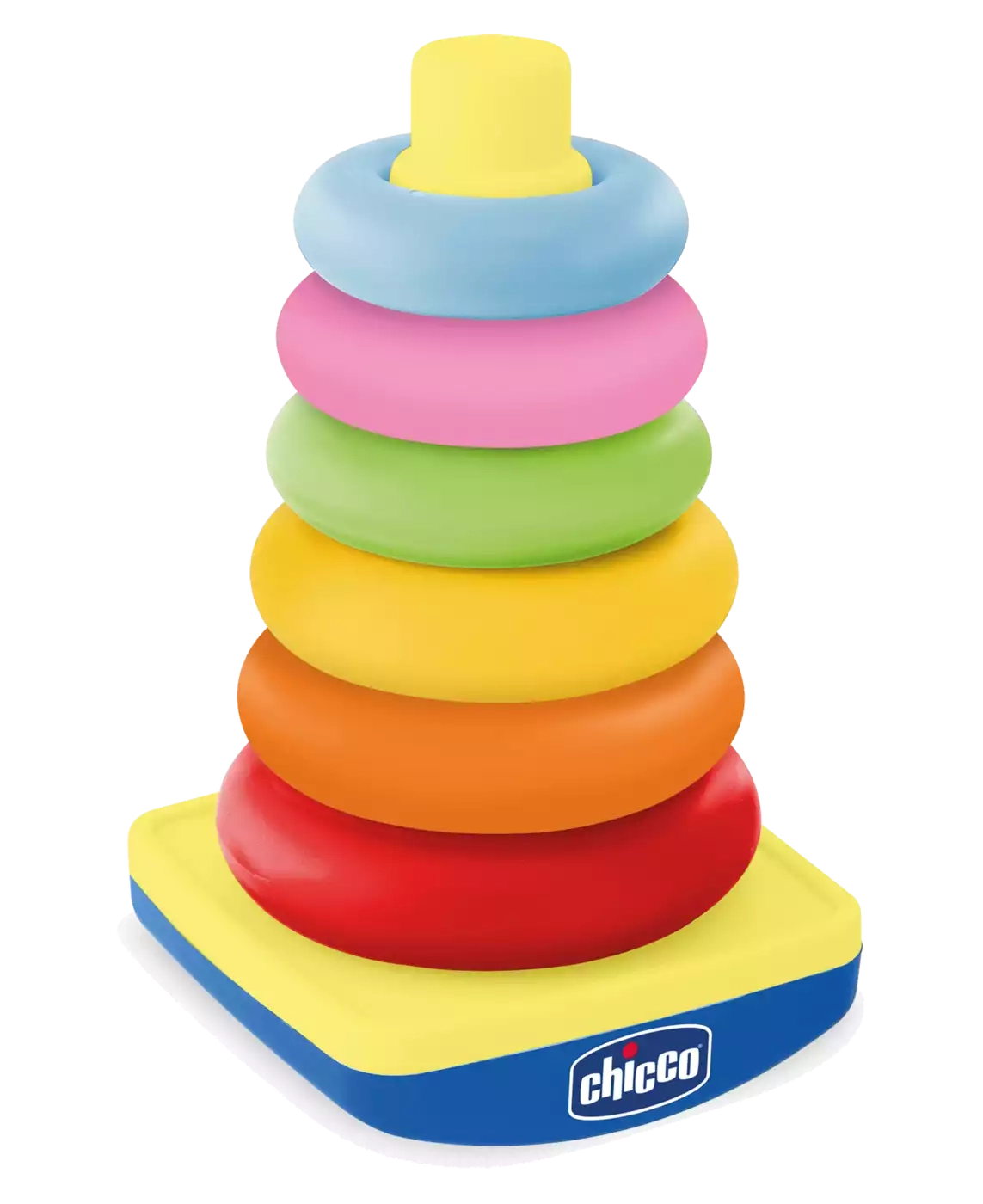 Chicco 2-in-1 Schaukeldino Eco+ – Balance- & Sortierspiel, Aus 80% Recyceltem Plastik, Für 1-4 Jahre