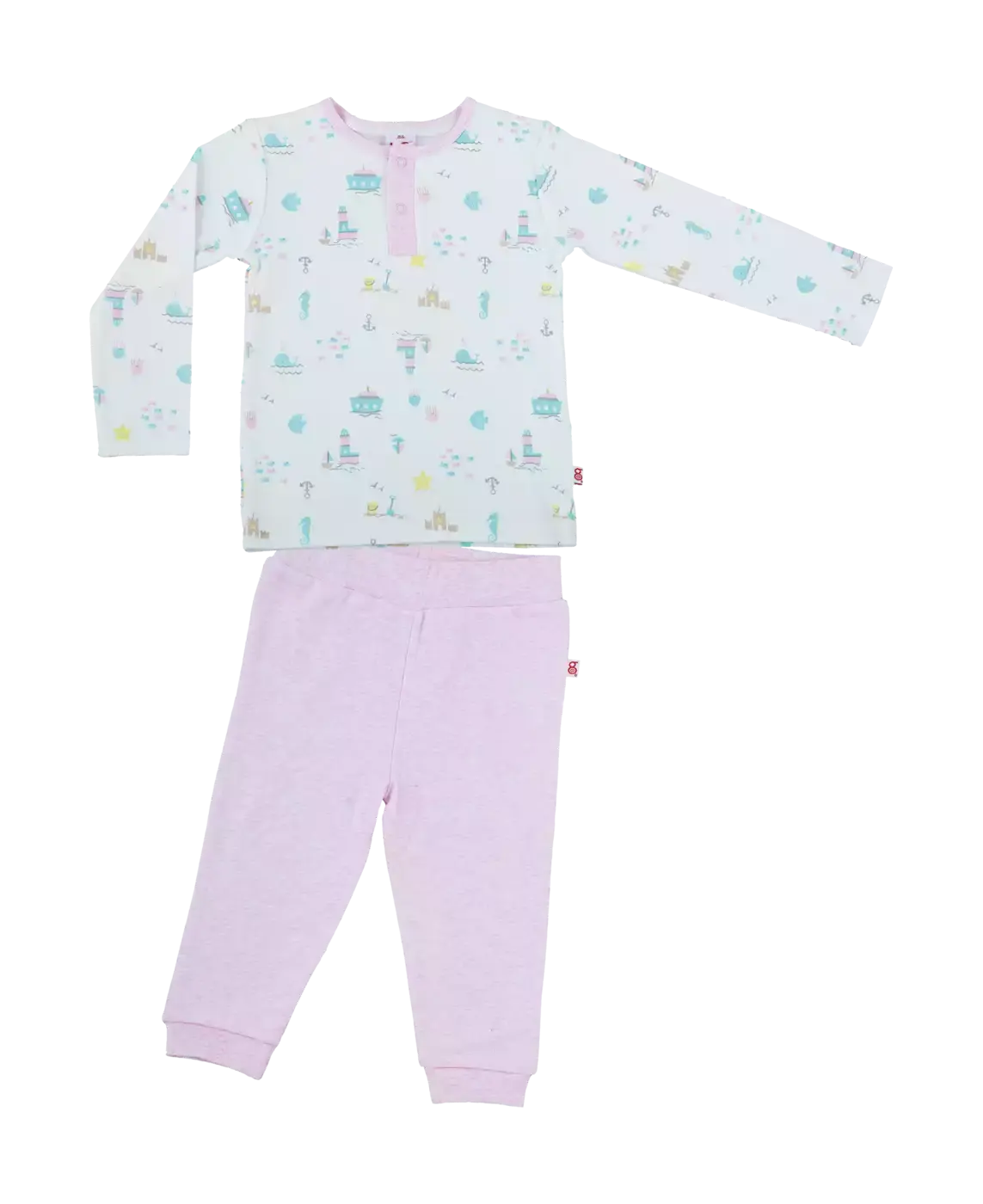 Schlafanzug Sealife B.O. WirbelWind Pink Rosa M2000571903609 3