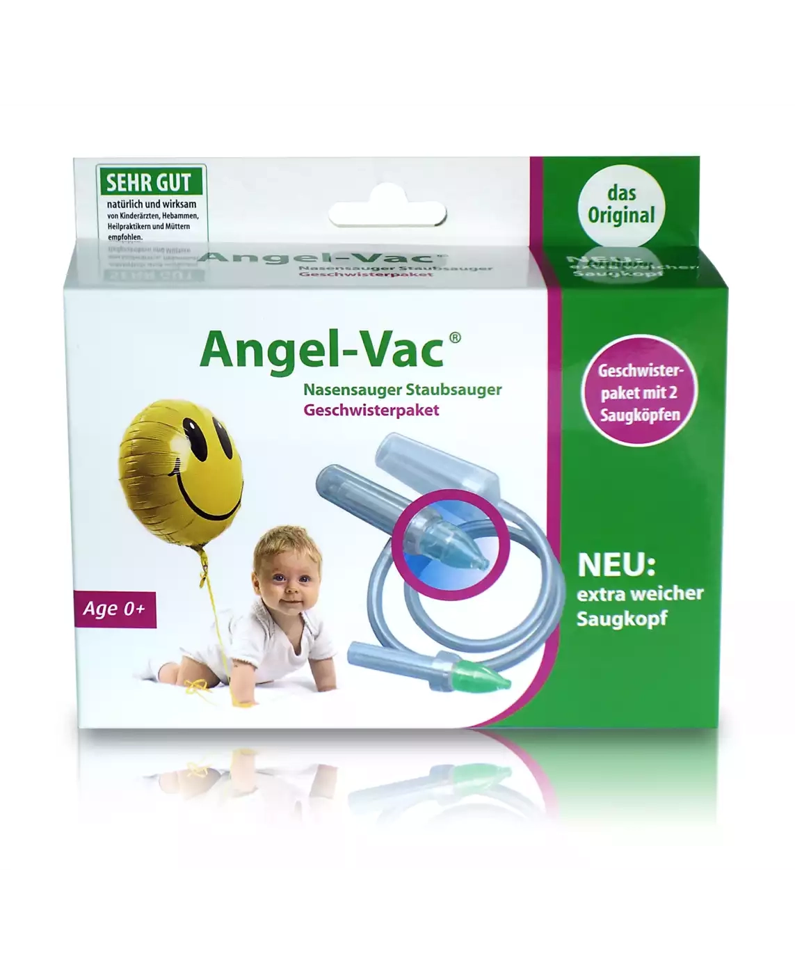 Nasensauger, Angel-Vac, Transparent – Produktansicht