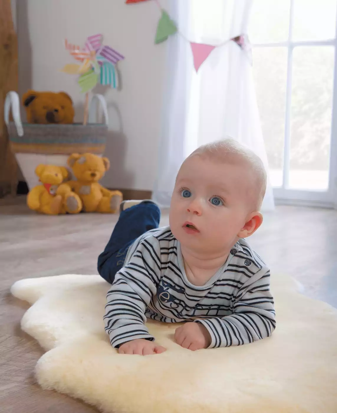 Lammfelle, IBENA, Gelb – Produktansicht