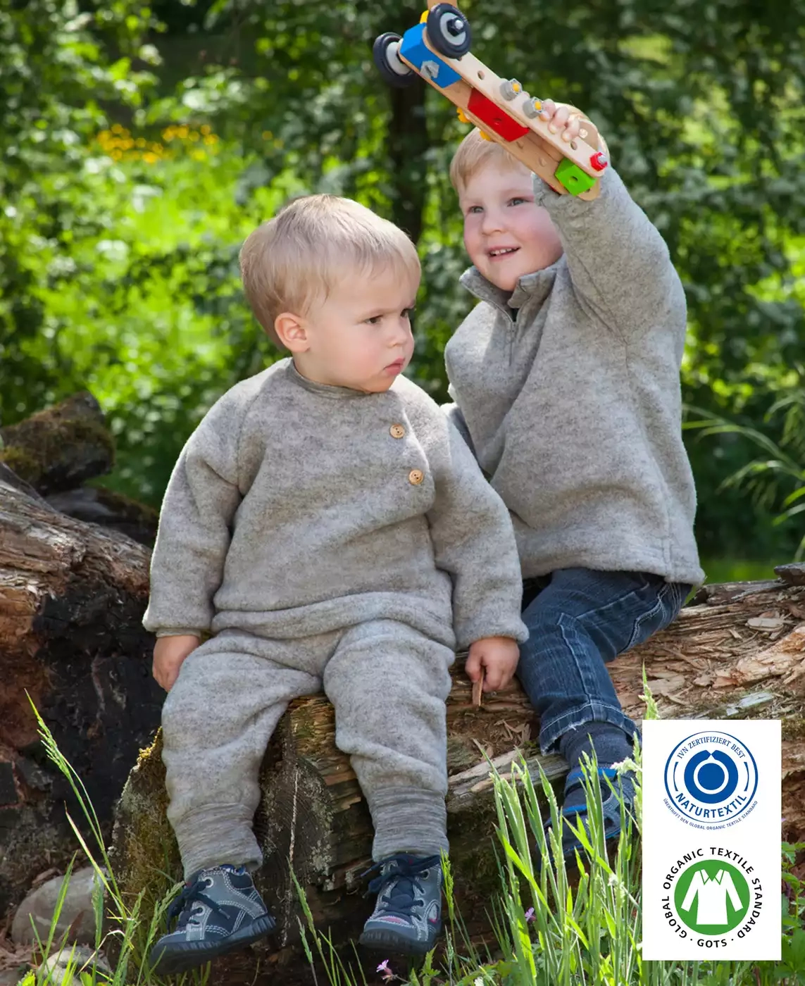 Lange Hosen, ENGEL, Grau – Produktansicht