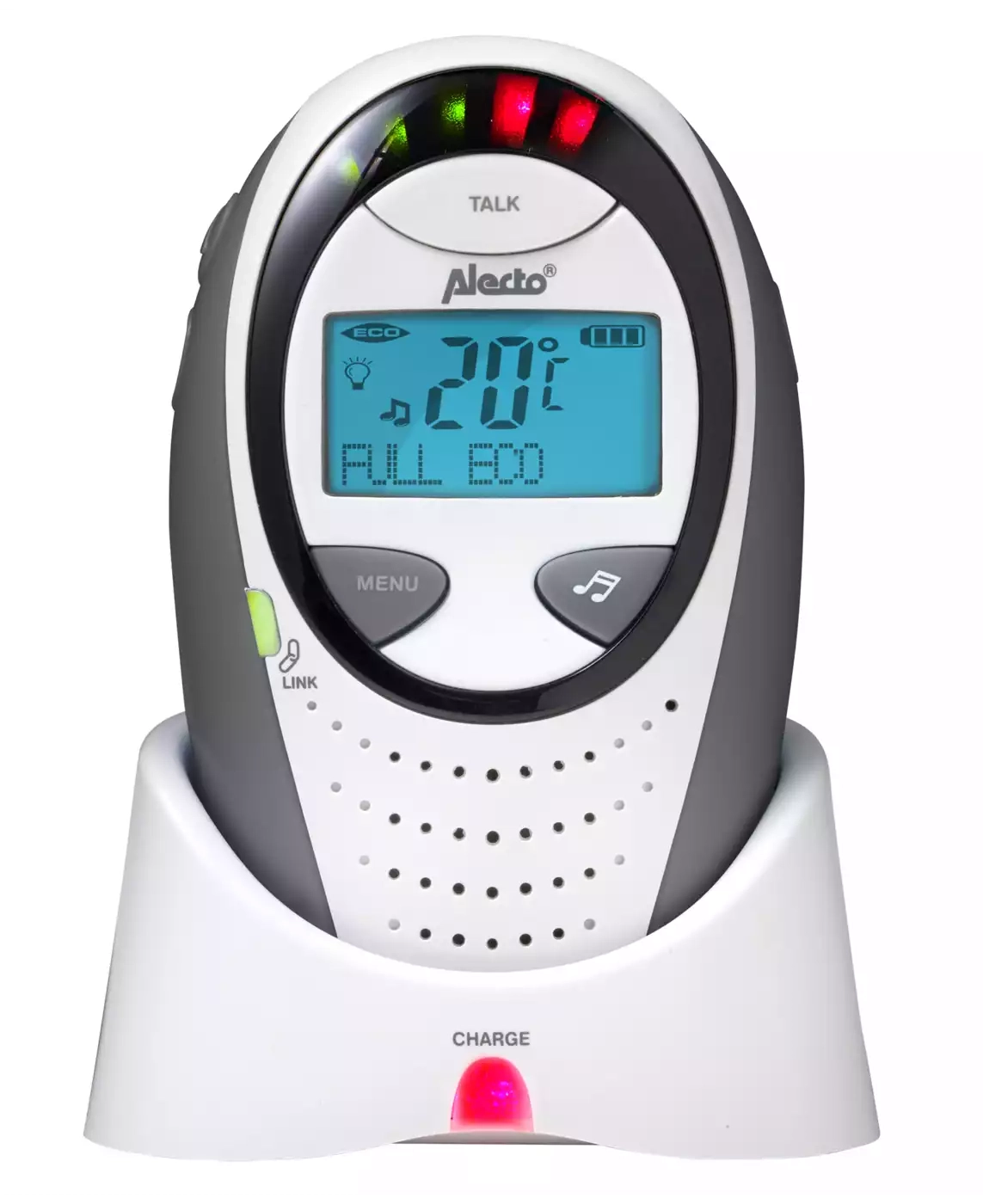 Audio Babyphone, Alecto baby, Grau – Produktansicht