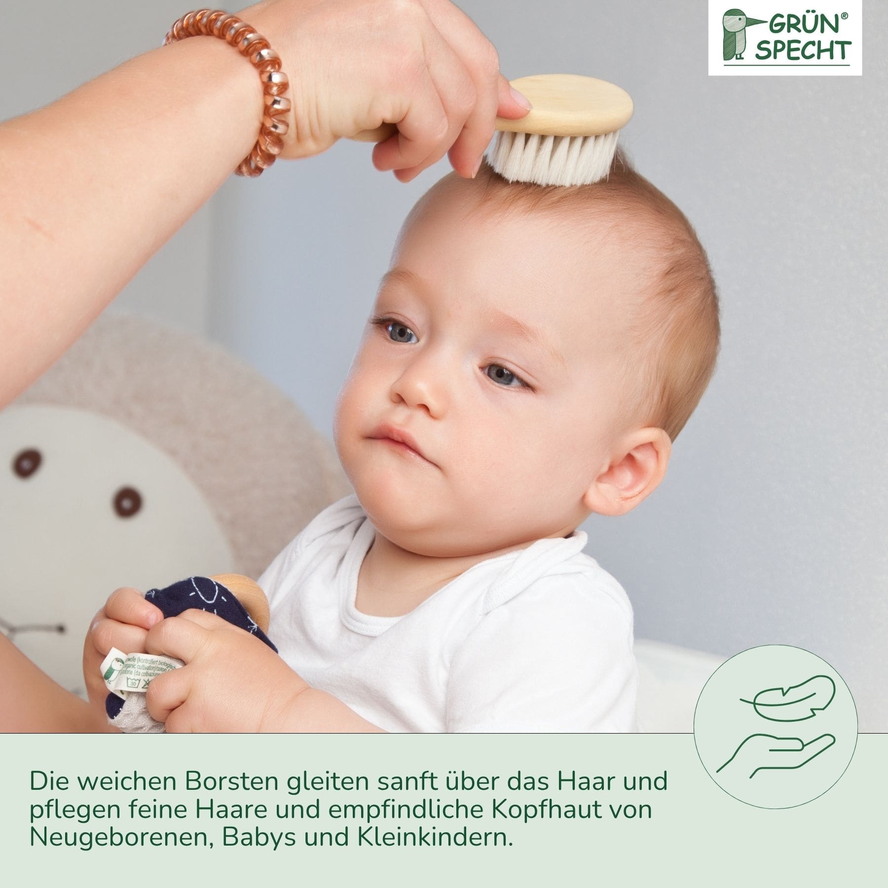 Körperpflege, GRÜNSPECHT, Beige – Produktansicht