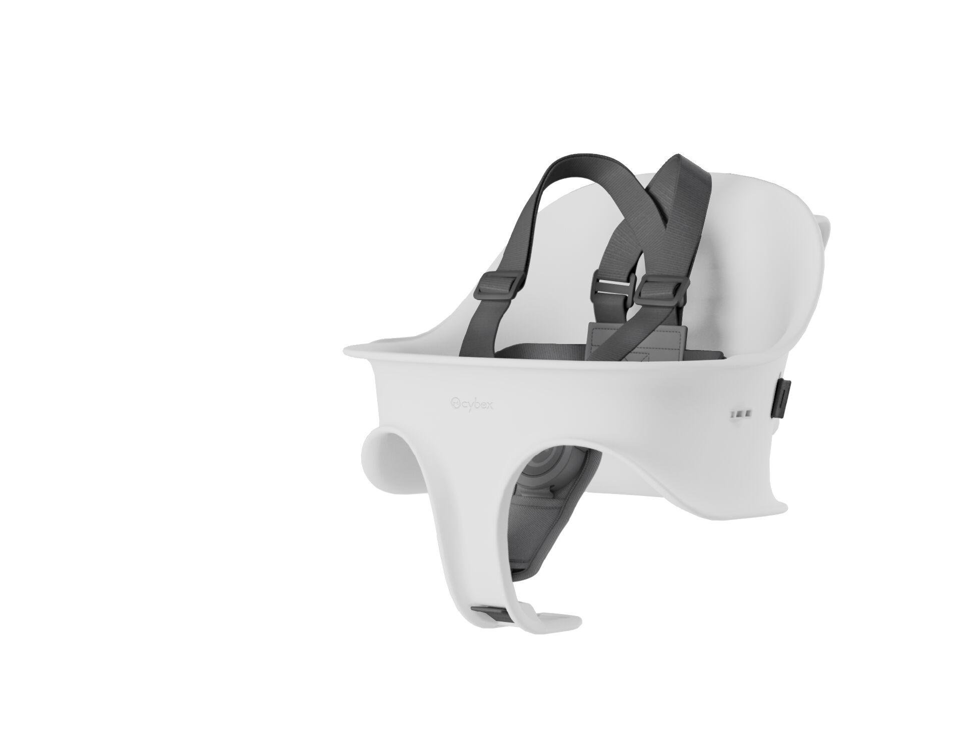 Hochstuhl Zubehör, cybex, Grau – Besonderheit: 5-Punkt-Gurtsystem für optimalen Halt im Baby Set