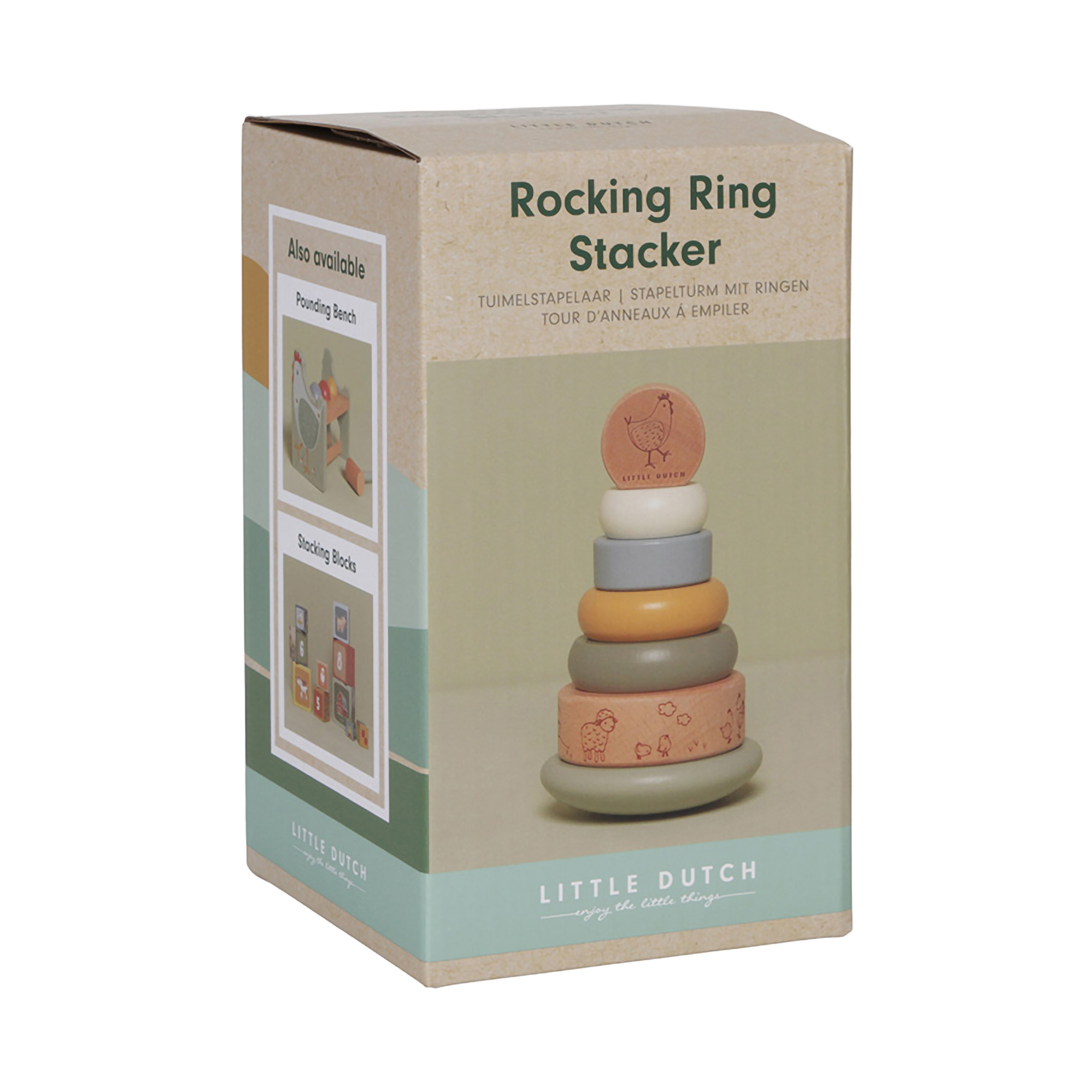 Stapeltürme, LITTLE DUTCH, Mehrfarbig – Produktansicht