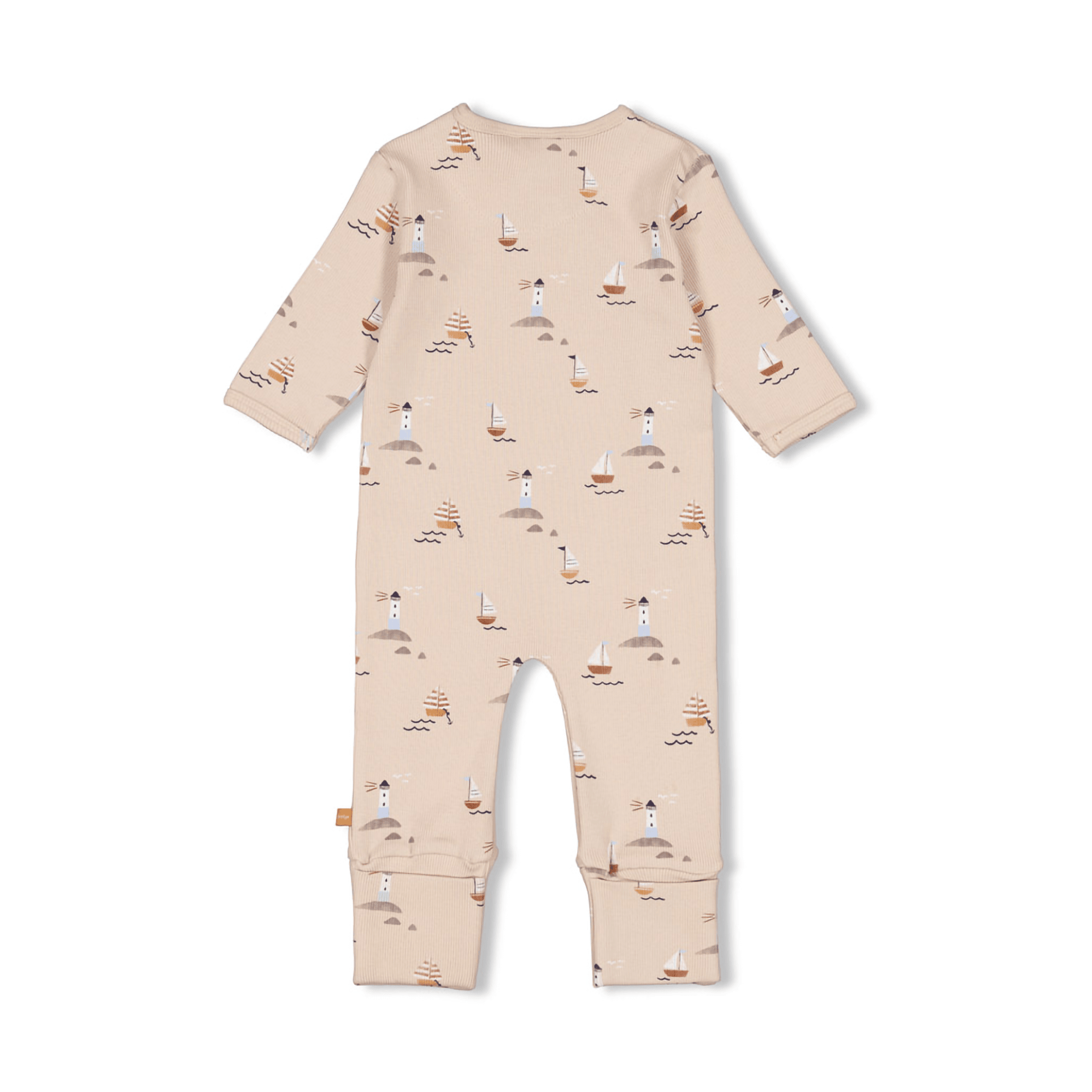 Einteiler, FEETJE, Beige – Besonderheit: aus 98% Baumwolle