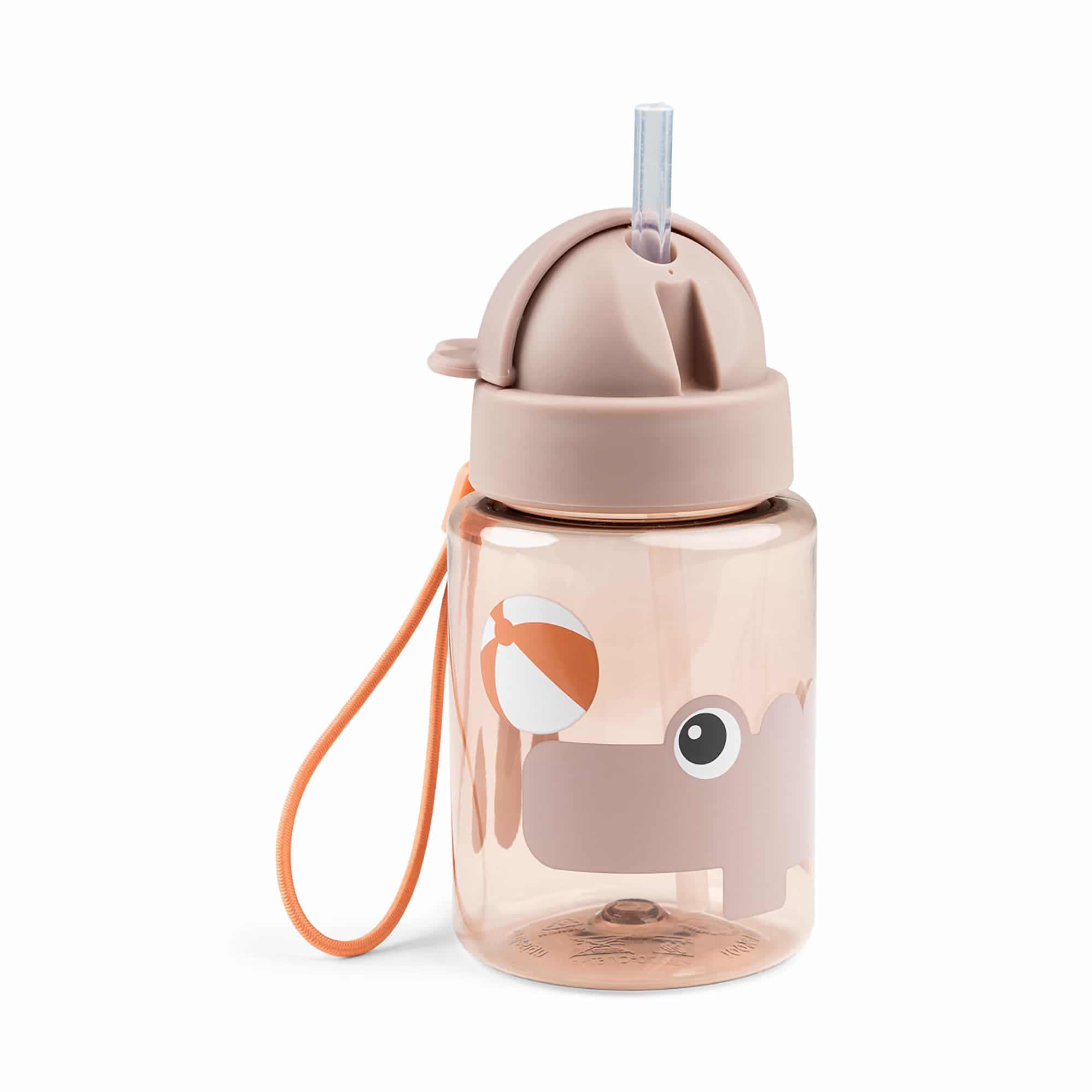 Trinkflaschen mit Strohhalm, done by deer, Pink – Besonderheit: auslaufsicher 