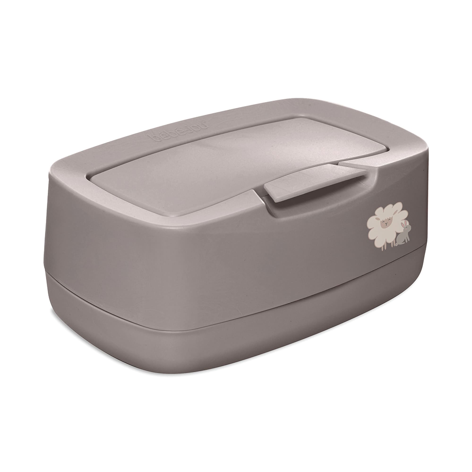 Feuchttücherboxen, bébé-jou, Beige – Besonderheit: leicht mit einer Hand zu öffnen