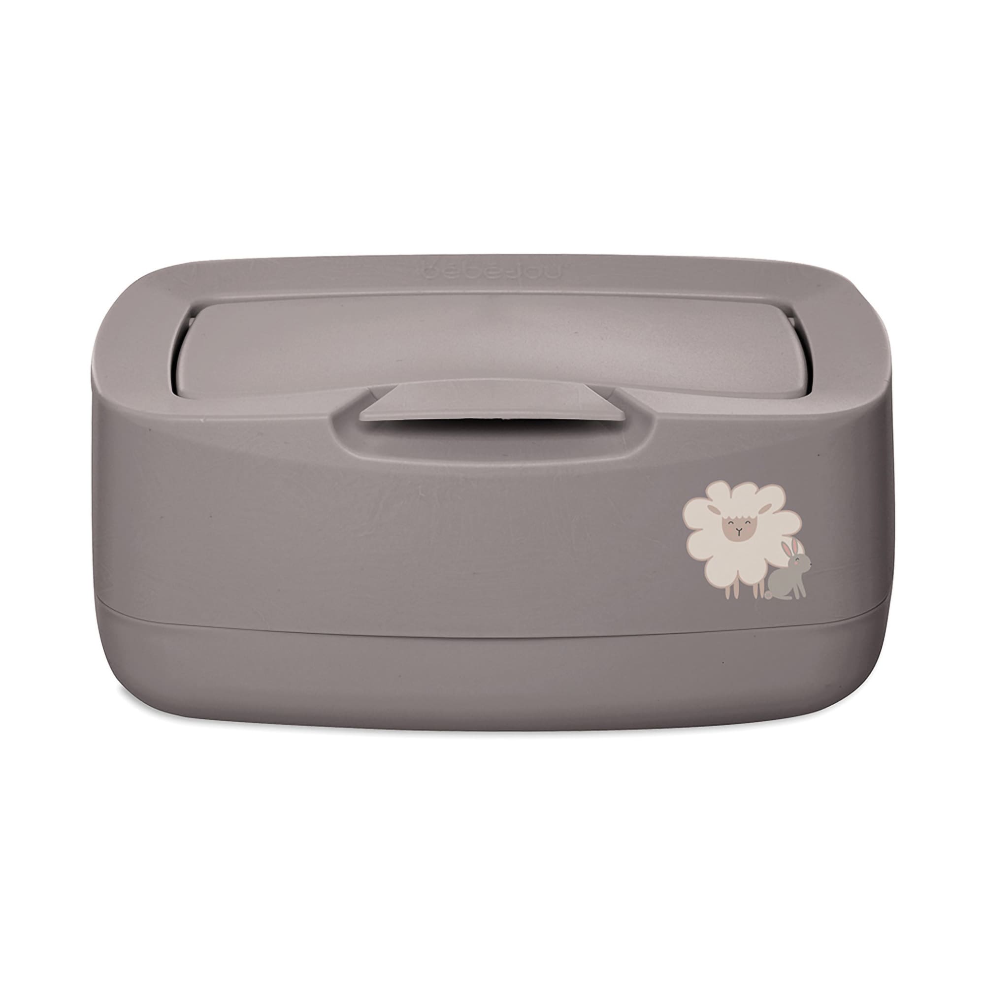 Feuchttücherboxen, bébé-jou, Beige – Besonderheit: leicht mit einer Hand zu öffnen