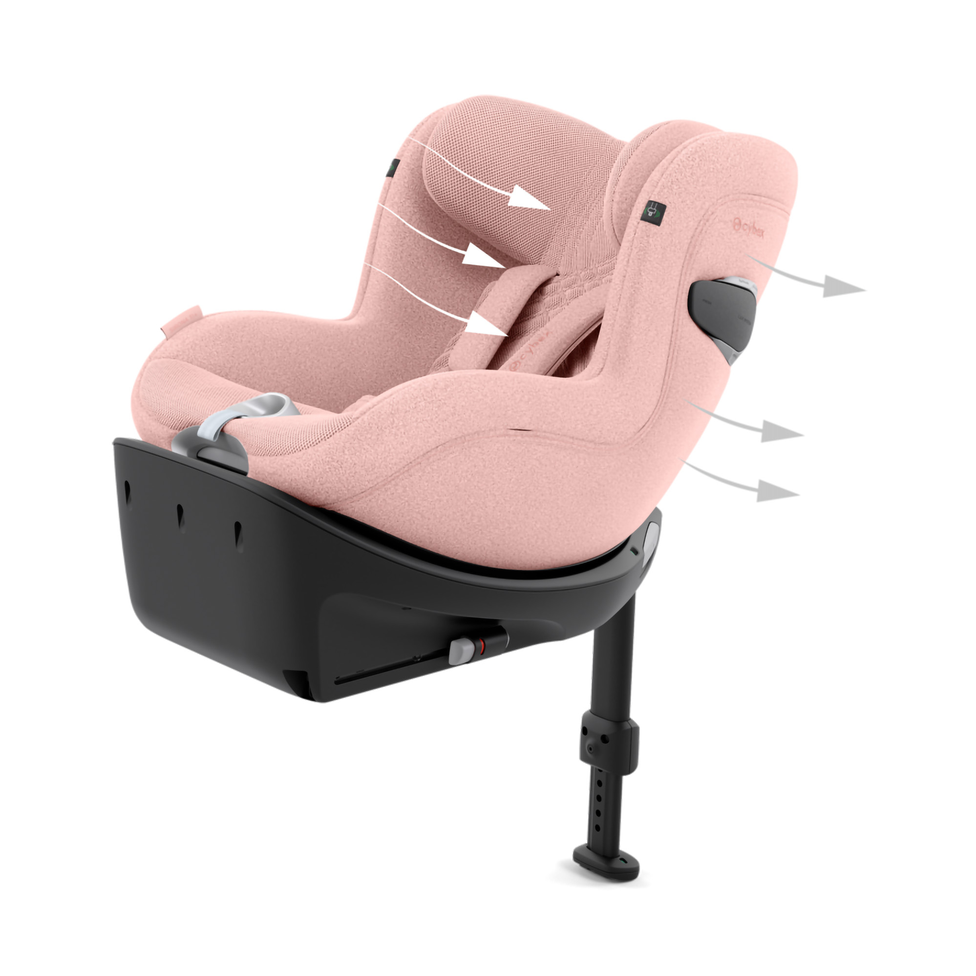 Reboarder 0-18 kg, Gruppe 0+/1, cybex PLATINUM, Pink – Produktansicht