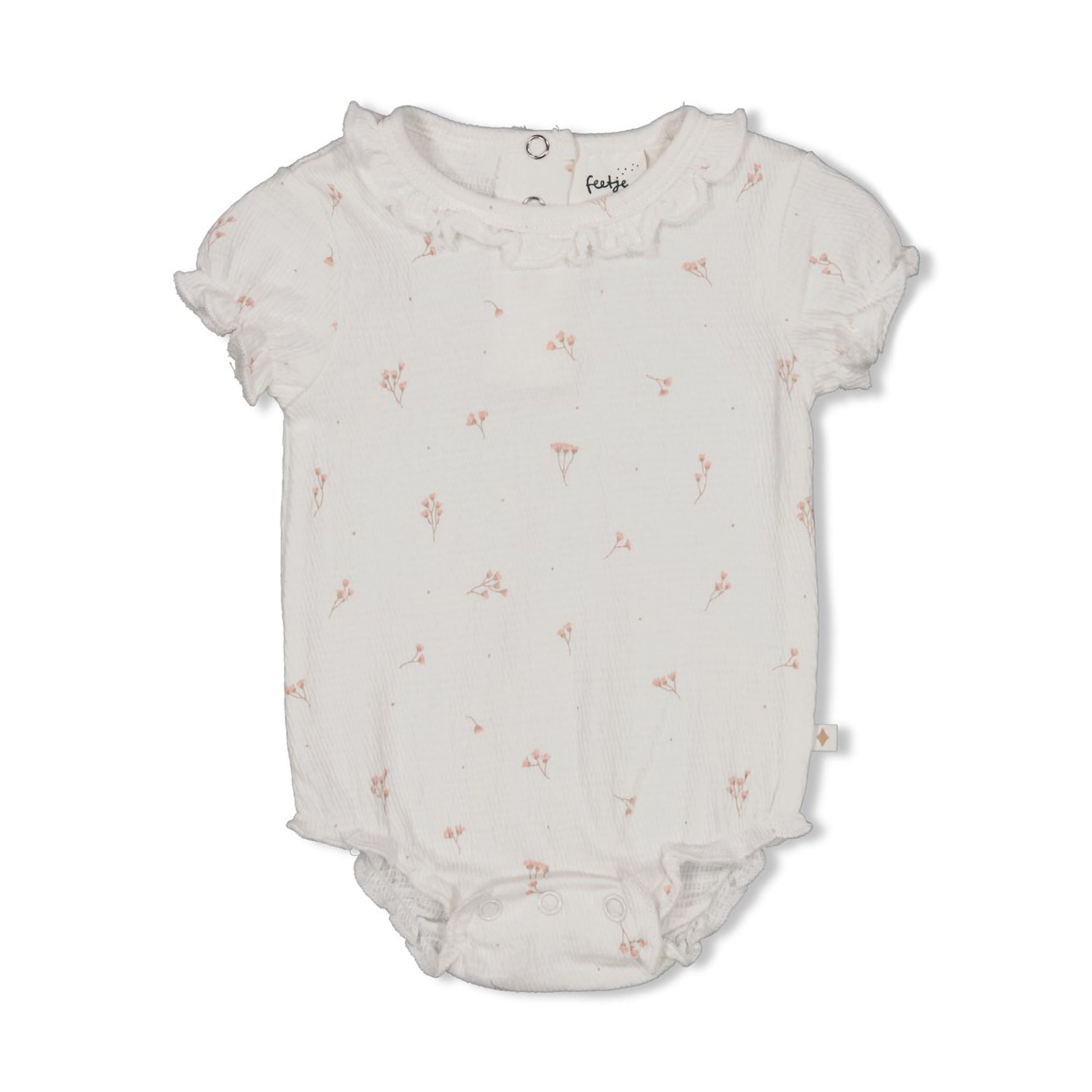 Kurzarmbodys, FEETJE, Beige – Besonderheit: aus 91% Baumwolle