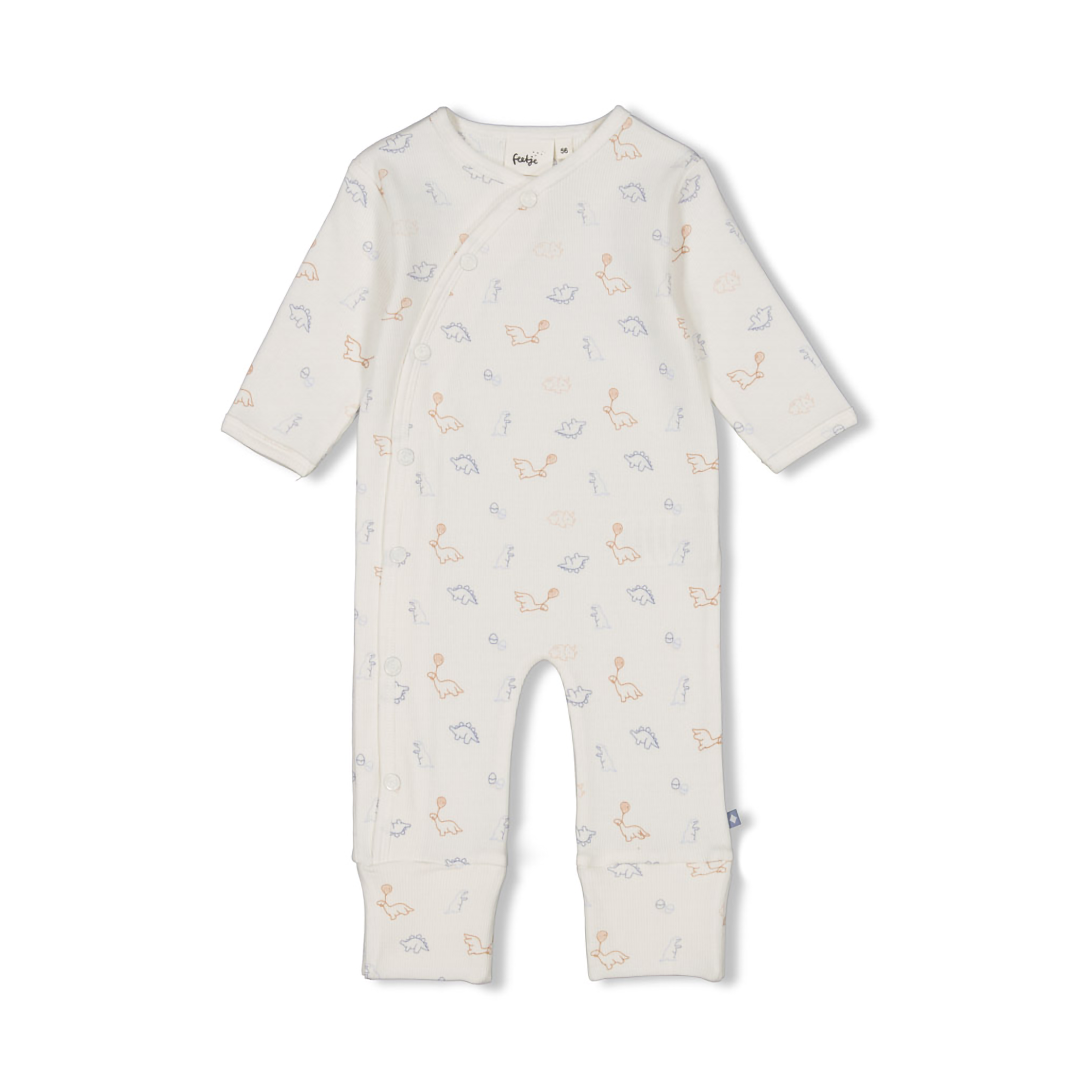 Einteiler, FEETJE, Beige – Besonderheit: aus 98% Baumwolle