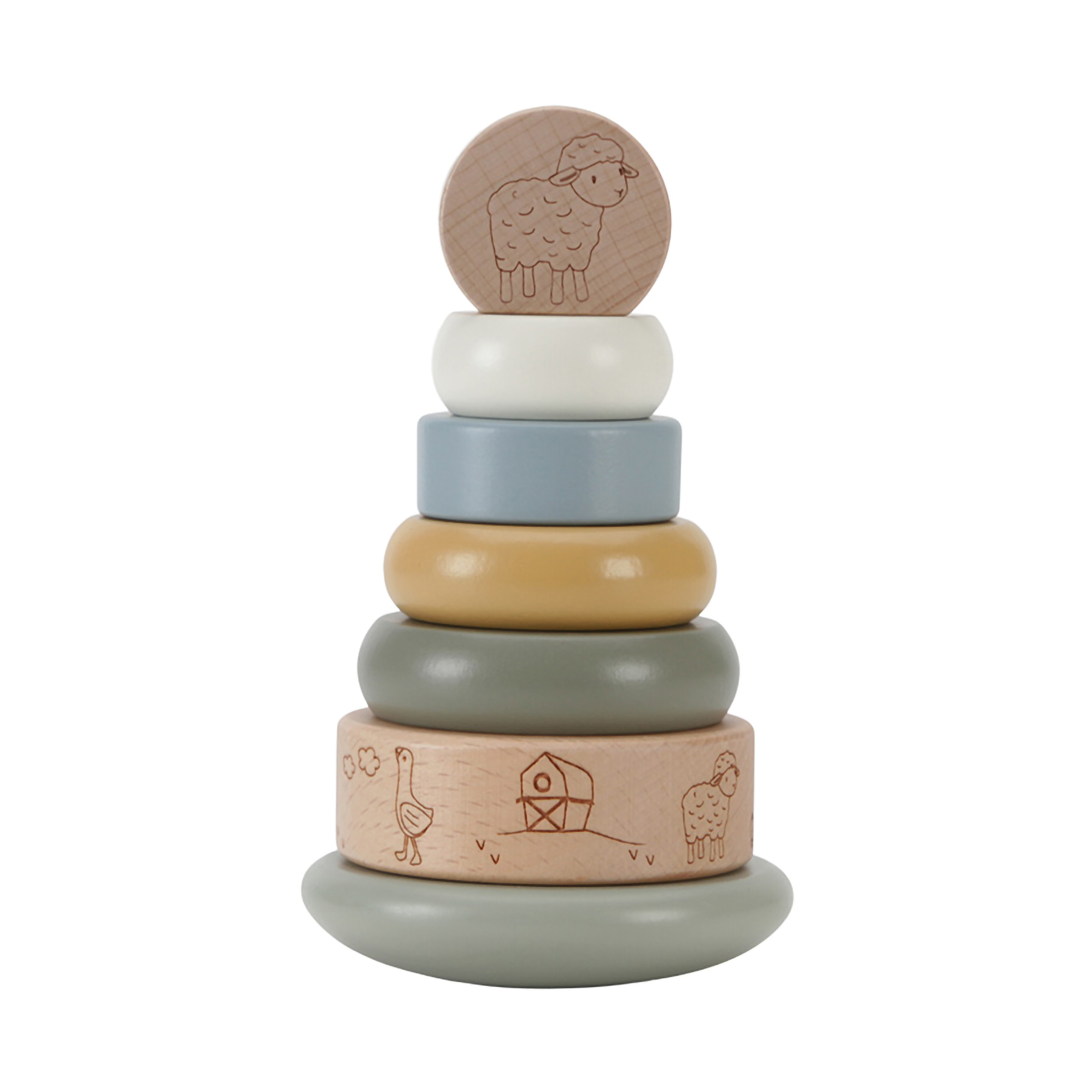 Stapeltürme, LITTLE DUTCH, Mehrfarbig – Produktansicht