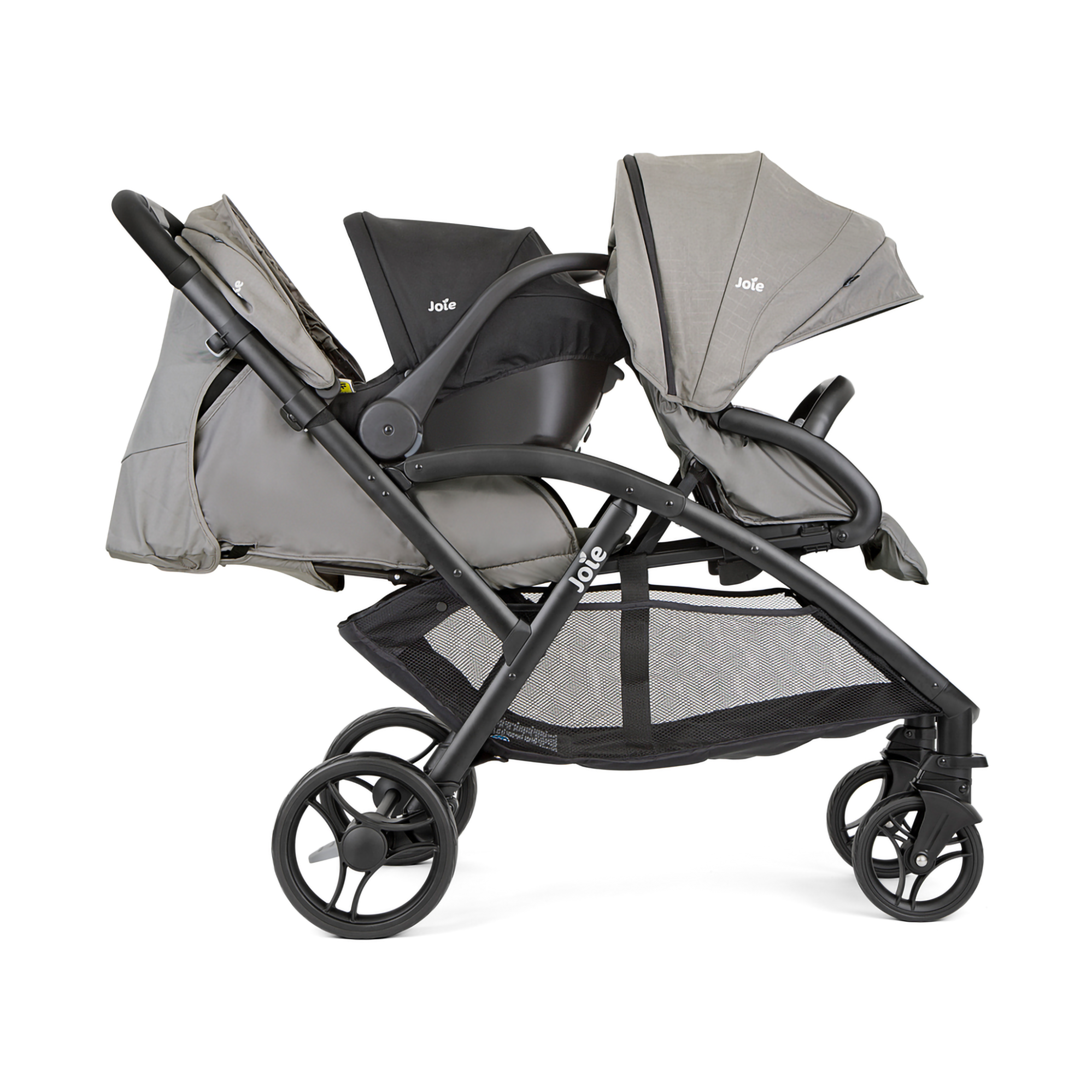 Zwillingswagen & Geschwisterwagen, Joie, Grau – Produktansicht