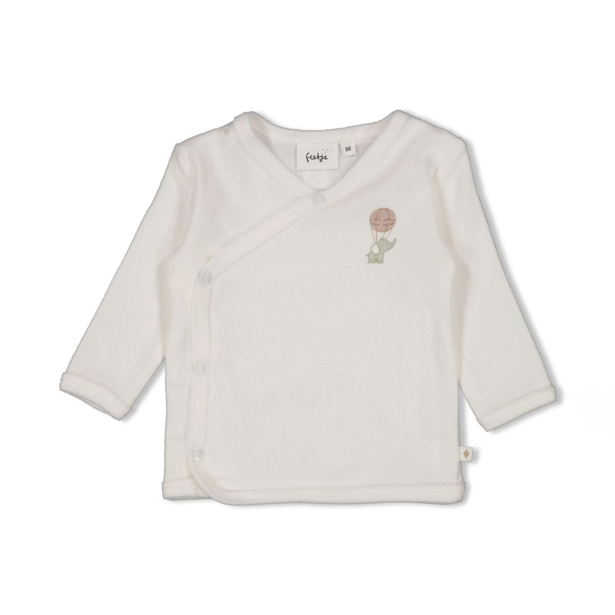 Wickelshirt, FEETJE, Beige – Produktansicht