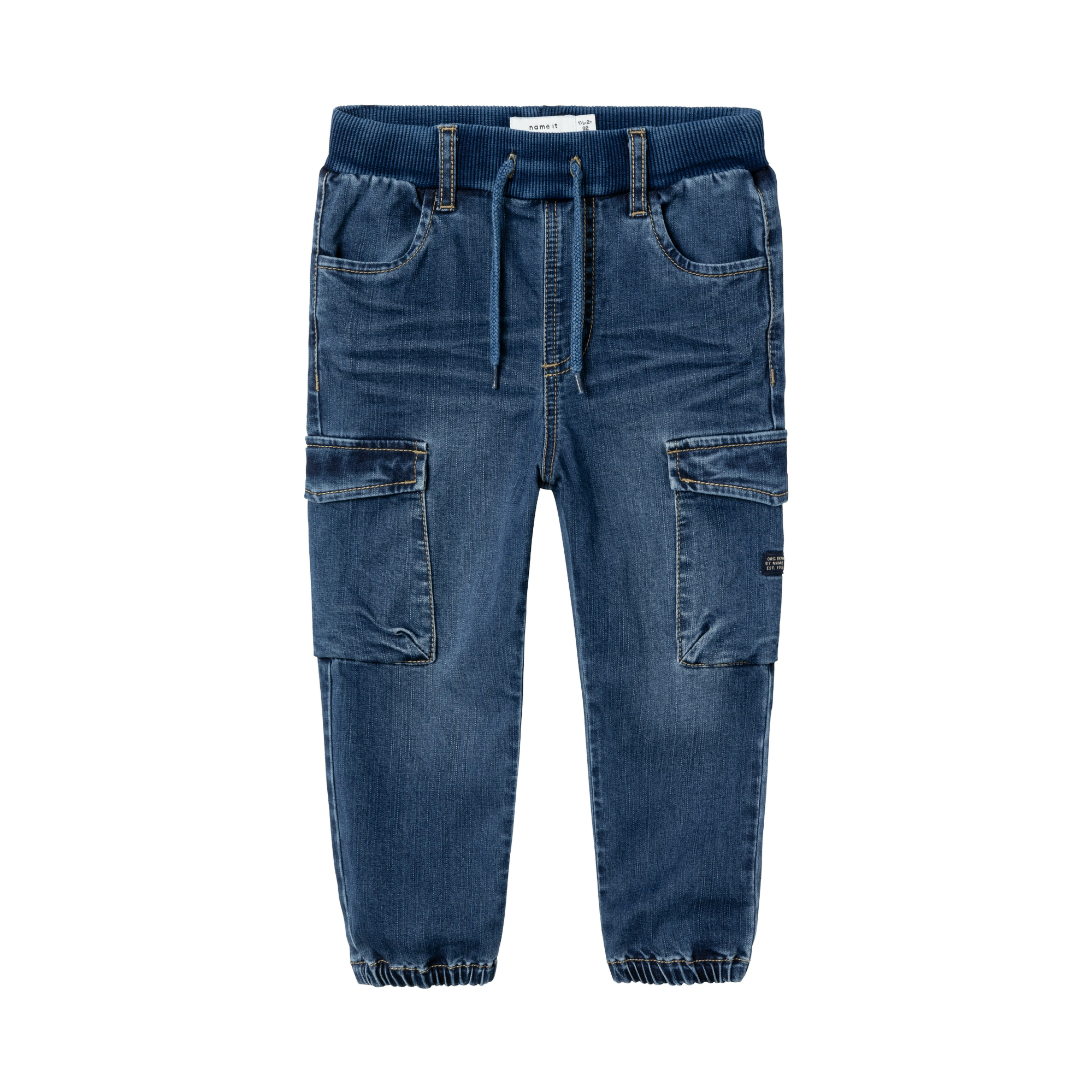 Lange Hosen, name it, Blau – Besonderheit: weicher Baumoll-Mix